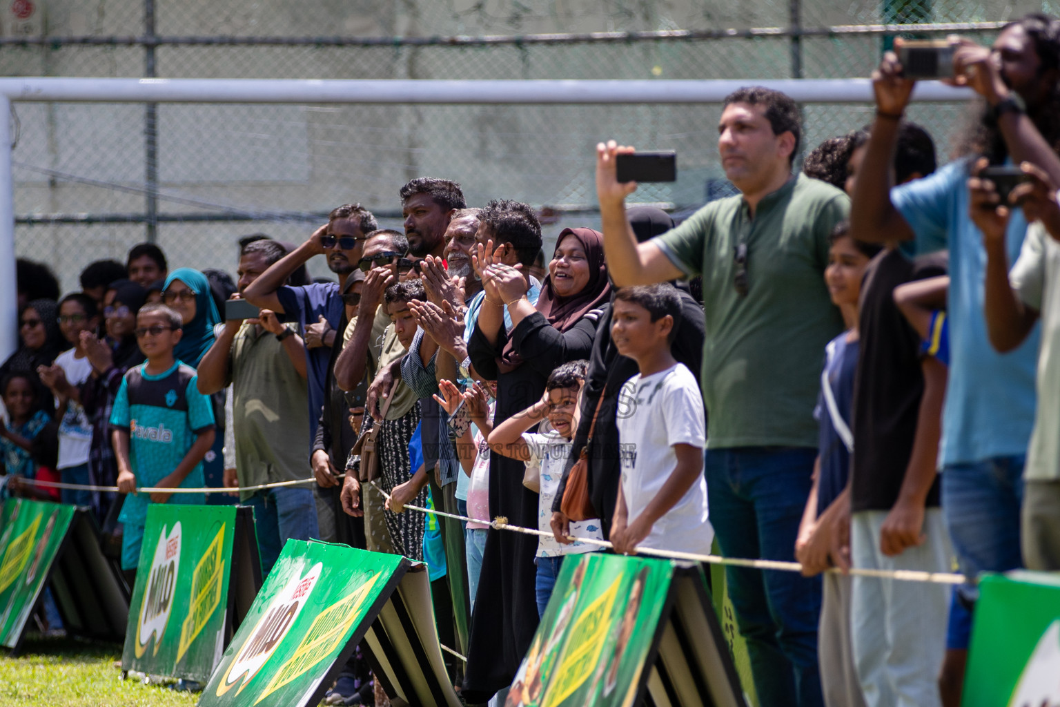 Day 3 of MILO Academy Championship 2024 - U12 was held at Henveiru Grounds in Male', Maldives on Saturday, 6th July 2024. Photos: Mohamed Mahfooz Moosa / images.mv