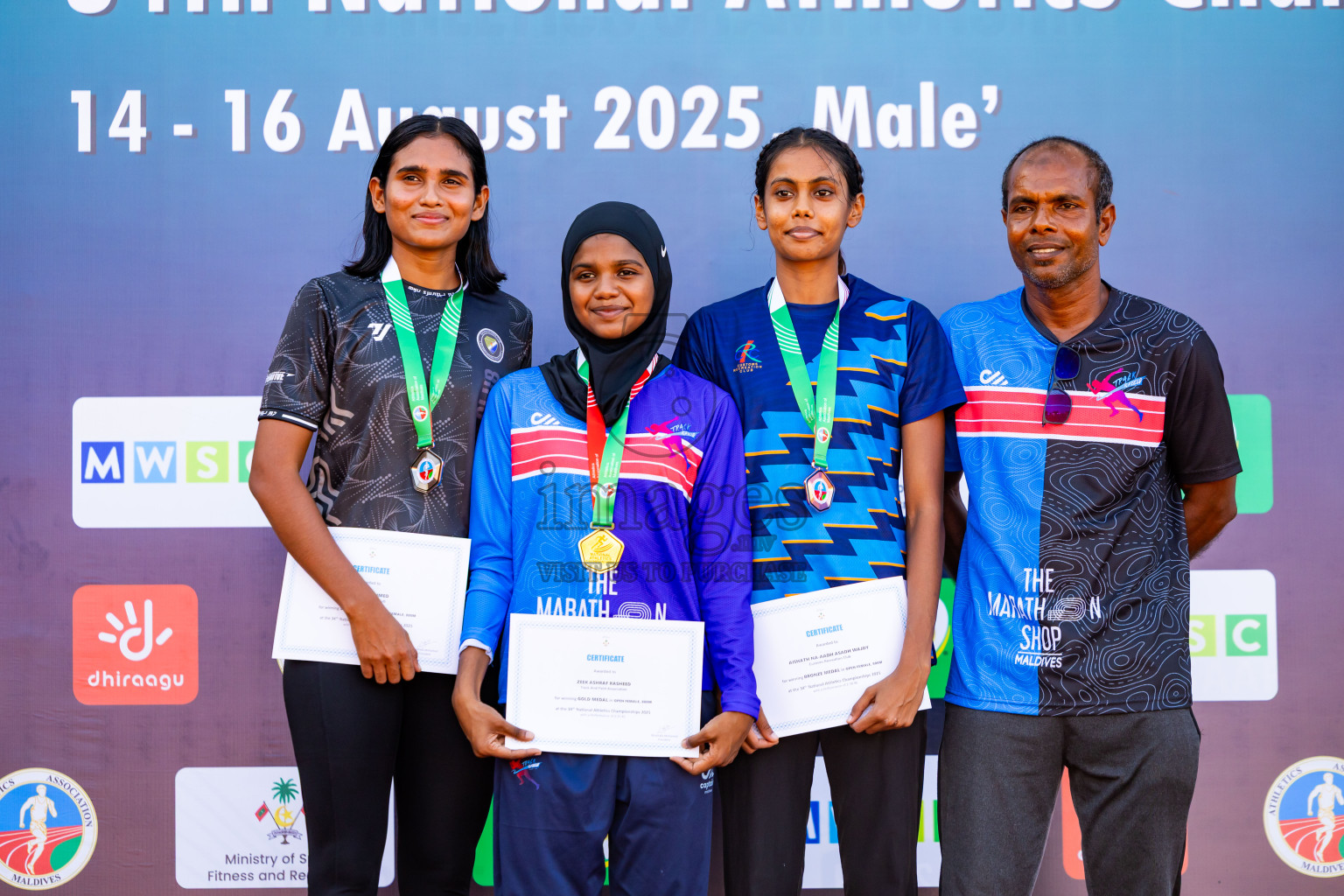 Day 3 of National Athletics Championship 2025 was held at Ekuveni Running Ground in Male', Maldives on Saturday, 16th August 2025. Photos: Nausham Waheed / images.mv
