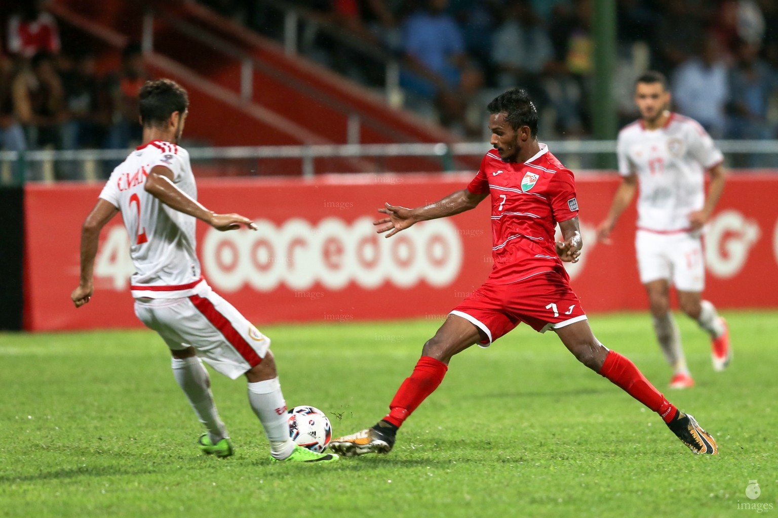 Asian Cup Qualifier between Maldives and Oman in National Stadium, on 10 October 2017 Male' Maldives. ( Images.mv Photo: Abdulla Abeedh )