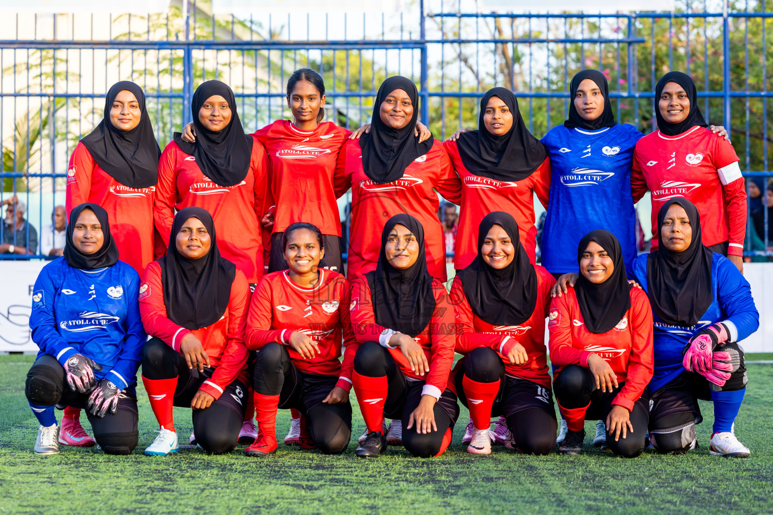 Kihaadhoo vs Goidhoo in Day 1 of Better in Baa Futsal Fiesta 2025 Woman's division held in B. Eydhafushi, Maldives on Wednesday, 5th November 2025. Photos: Nausham Waheed / images.mv