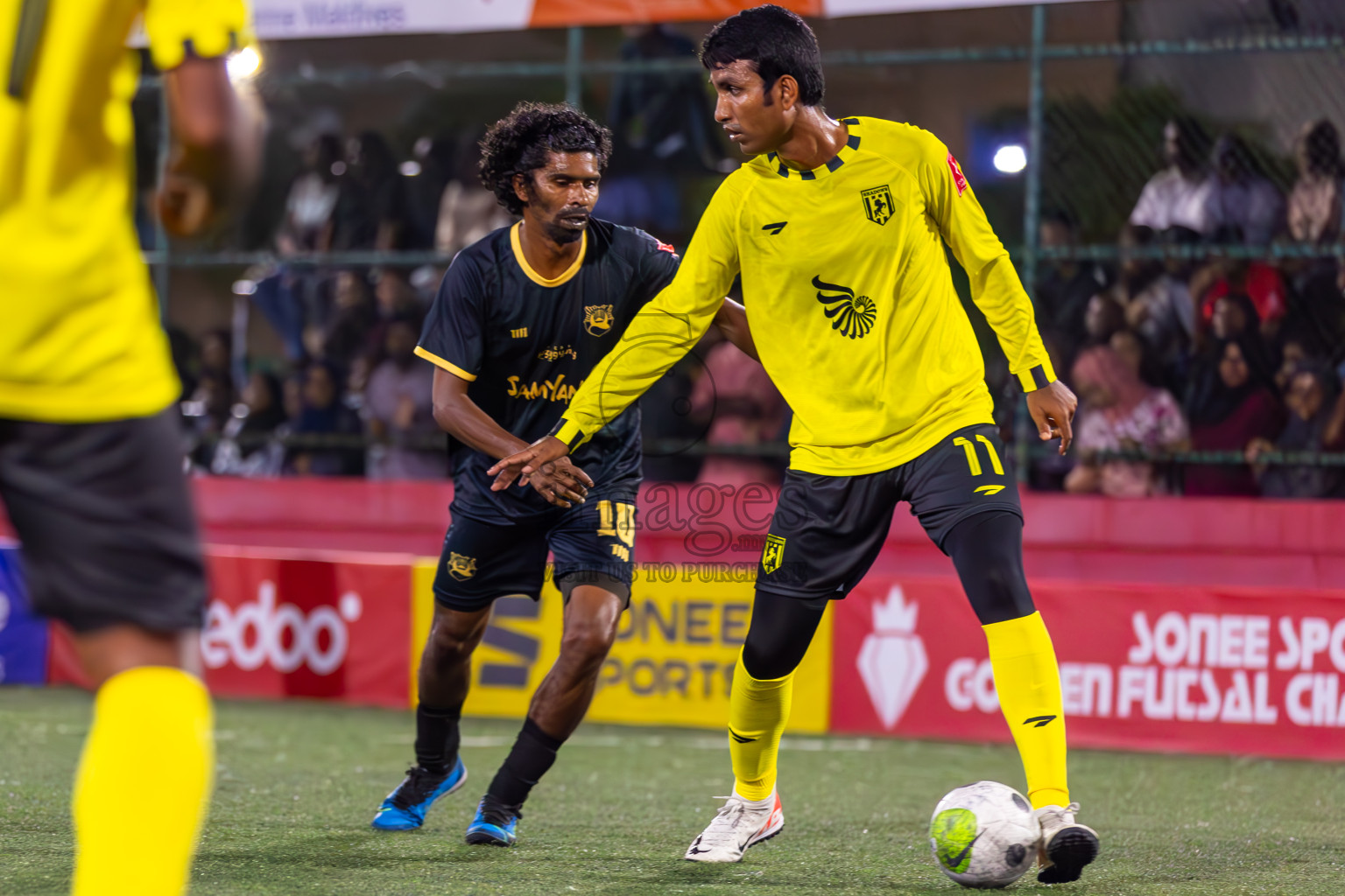 Lh Naifaru vs Lh Olhuvelifushi in Day 21 of Golden Futsal Challenge 2024 was held on Sunday , 4th February 2024 in Hulhumale', Maldives
Photos: Ismail Thoriq / images.mv