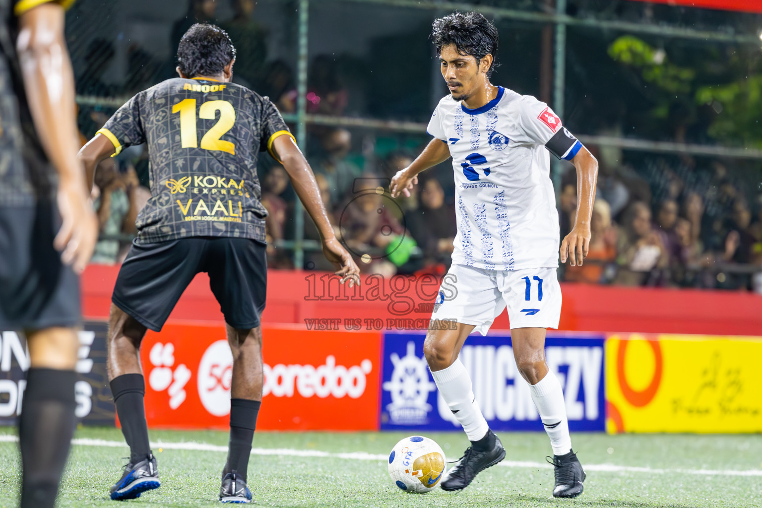 V Felidhoo vs V Keyodhoo in Atoll Round Final on Day 22 of Golden Futsal Challenge 2025 was held on Sunday , 26th January 2025, in Hulhumale', Maldives.
Photos: Ismail Thoriq / images.mv