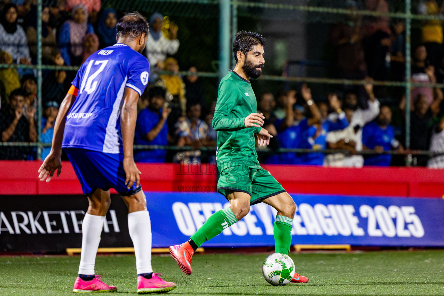 MCLP vs MIB in Day 10 of Office League 2025 was held on Friday, 25th April 2025 in Hulhumale', Maldives. Photos: Nausham Waheed / images.mv