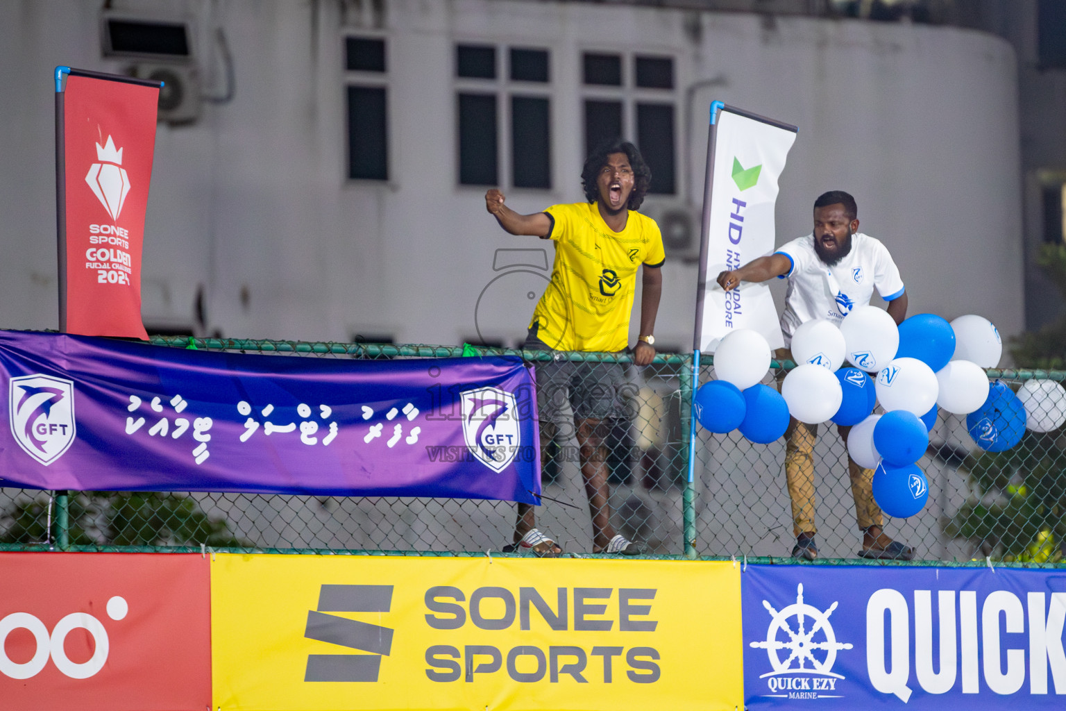 K. Gaafaru VS K. Kaashidhoo in Kaafu Atoll Final on Day 30 of Golden Futsal Challenge 2024, held on Tuesday , 14th February 2024 in Hulhumale', Maldives 
Photos: Hassan Simah / images.mv