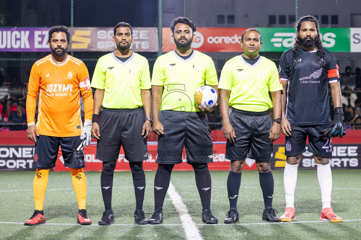 L Maavah VS L Gan in Day 8 of Golden Futsal Challenge 2025 was held on Sunday, 12th January 2025, in Hulhumale', Maldives
Photos: Ismail Thoriq / images.mv