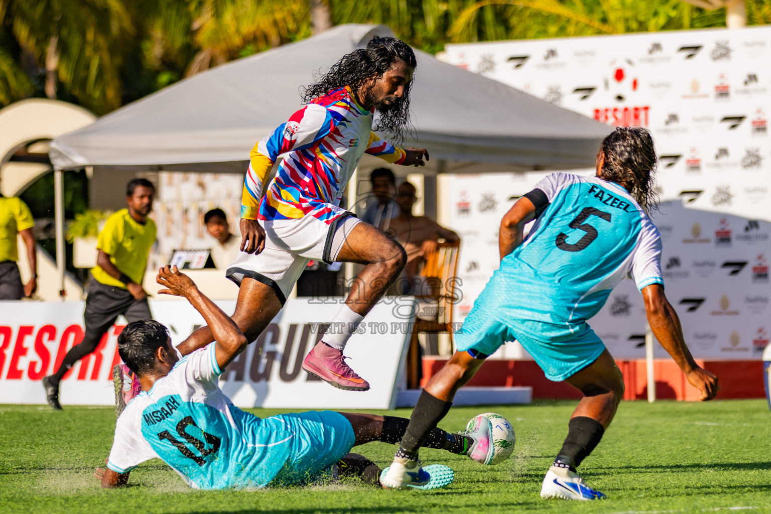 Varu vs Oaga in Resort League 2025 (North Male Zone) day 16 was held on Thursday, 18th September 2025 in One And Only Reethi Rah Maldives Resort, Photos: Areef Adam / images.mv
