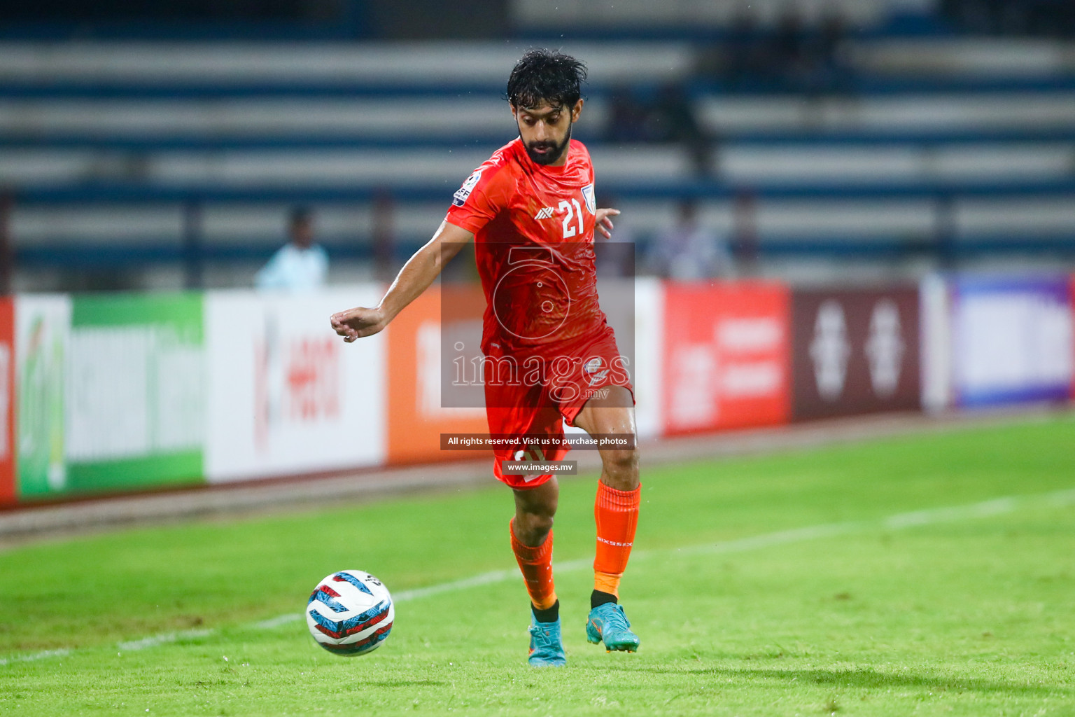 Nepal vs India in SAFF Championship 2023 held in Sree Kanteerava Stadium, Bengaluru, India, on Saturday, 24th June 2023. Photos: Hassan Simah / images.mv