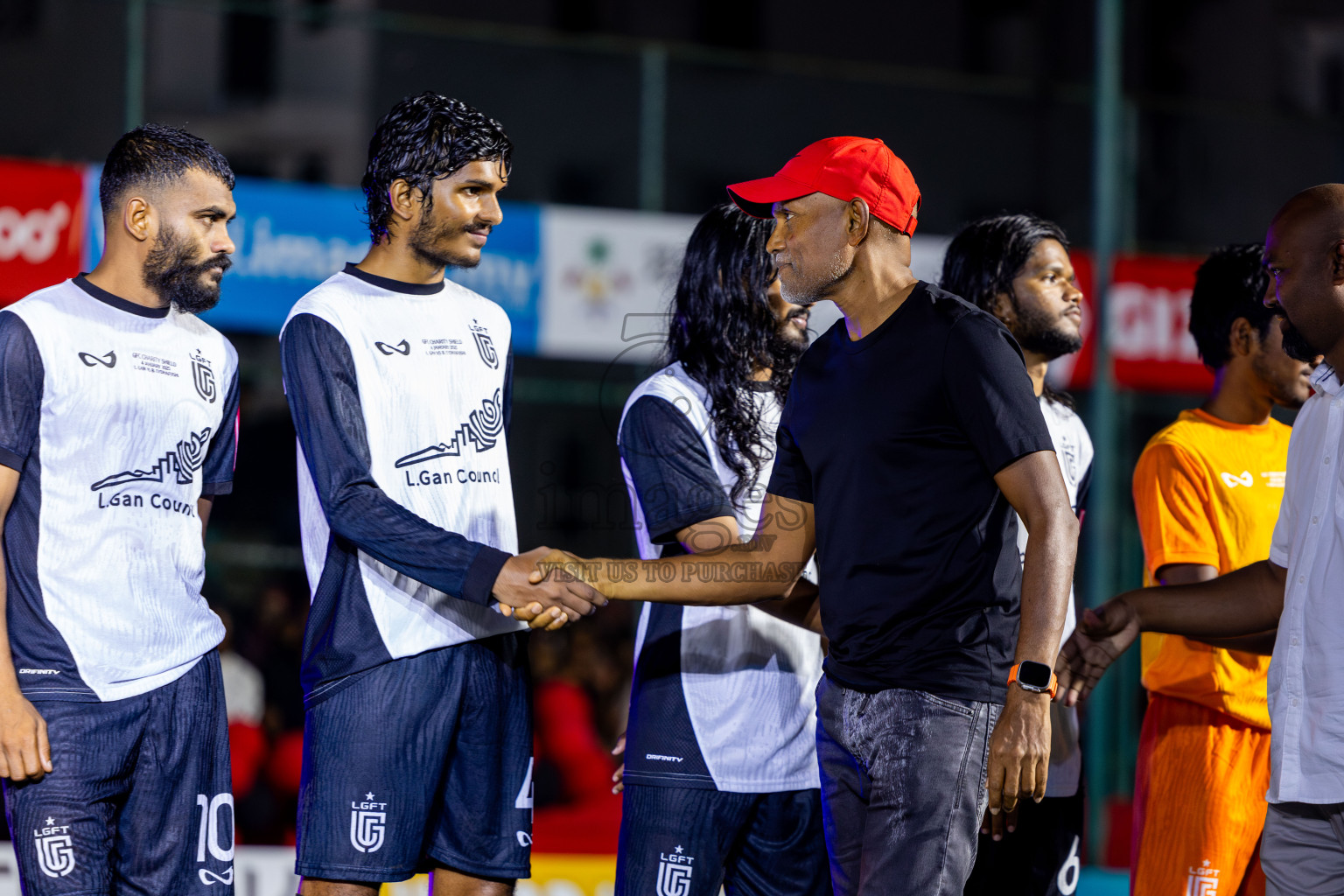Opening of Golden Futsal Challenge 2025 with Charity Shield Match between L.Gan vs B.Eydhafushi was held on Saturday, 4th January 2025, in Hulhumale', Maldives Photos: Nausham Waheed , Ismail Thoriq / images.mv