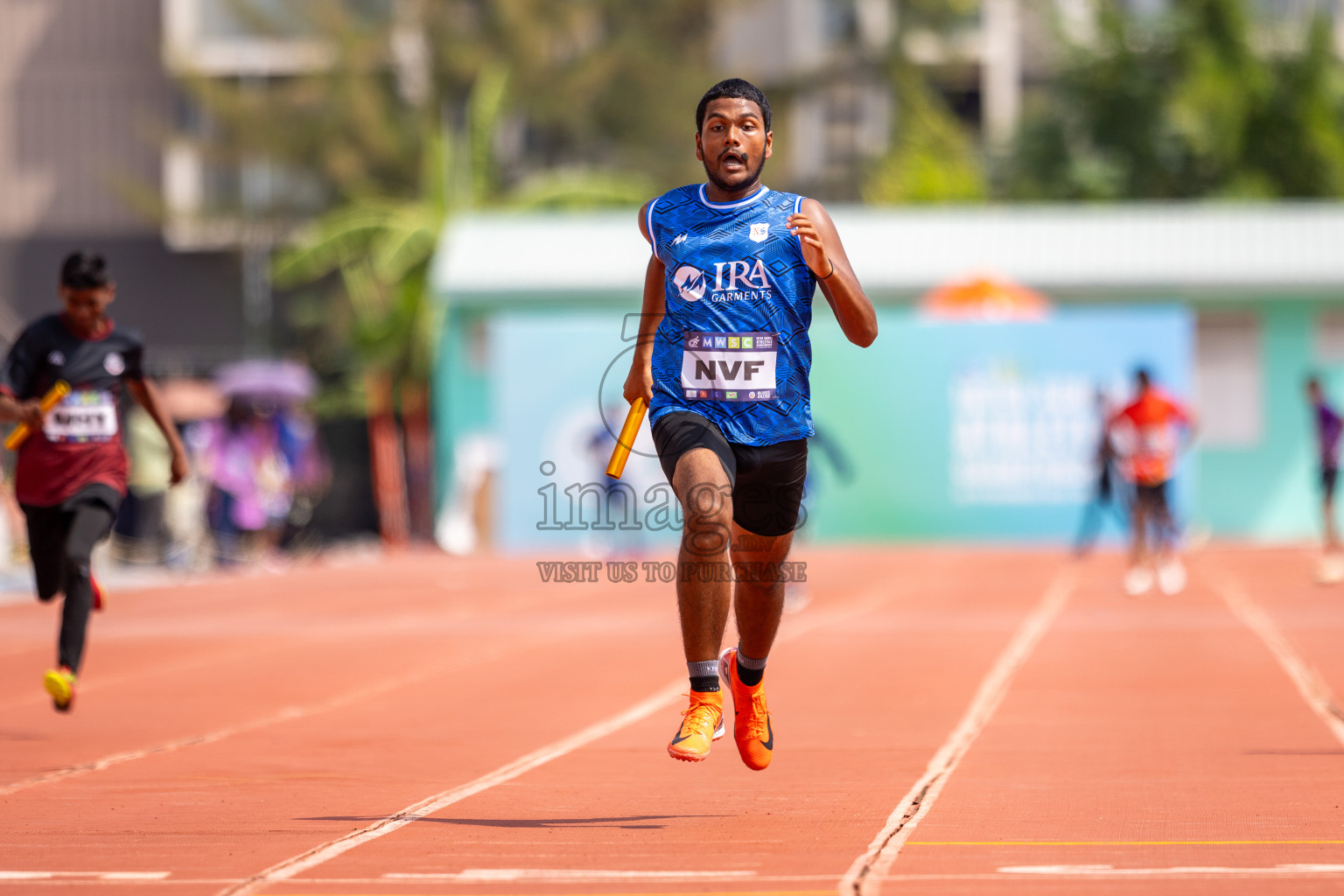 Day 5 of MWSC Interschool Athletics Championships 2024 held in Hulhumale Running Track, Hulhumale, Maldives on Wednesday, 13th November 2024. Photos by: Raif Yoosuf / Images.mv