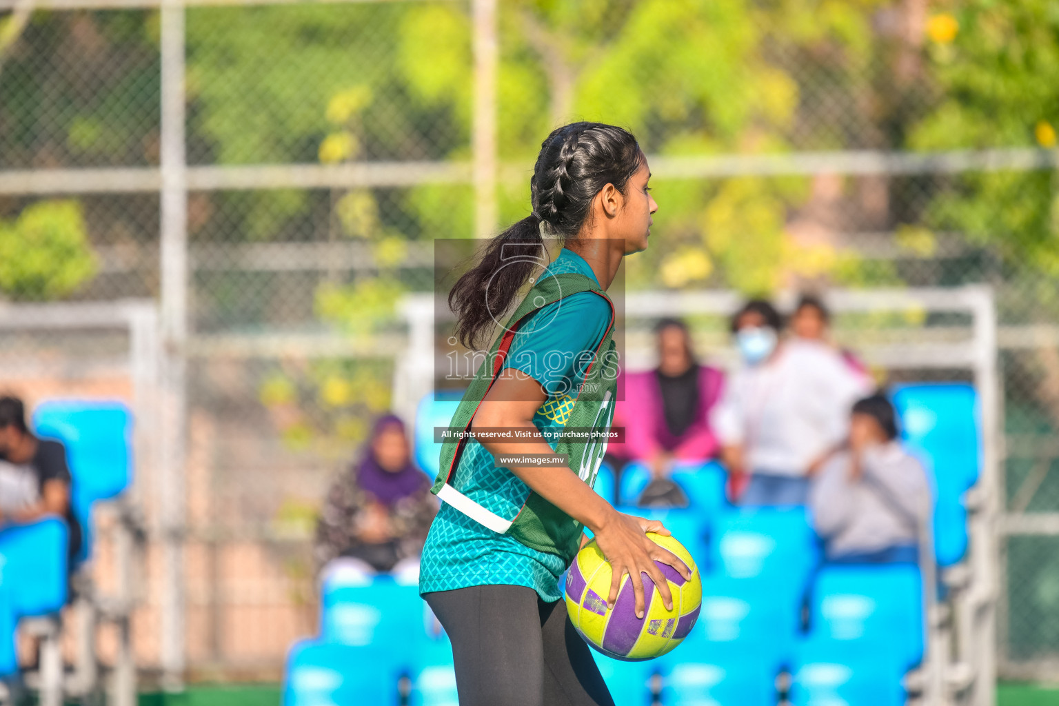 Day 11 of Junior Netball Championship 2022 held in Male', Maldives. Photos by Nausham Waheed