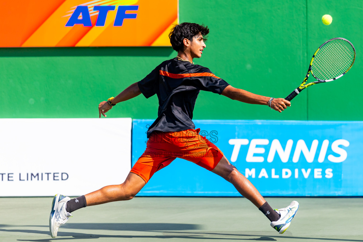 Day 3 of ATF Maldives Junior Open Tennis was held in Male' Tennis Court, Male', Maldives on Wednesday, 11th December 2024. Photos: Nausham Waheed / images.mv