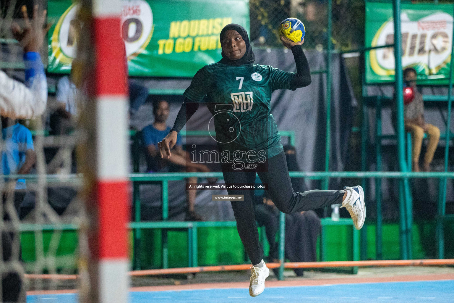 Day 2 of 6th MILO Handball Maldives Championship 2023, held in Handball ground, Male', Maldives on Friday, 21st May 2023 Photos: Nausham Waheed/ Images.mv