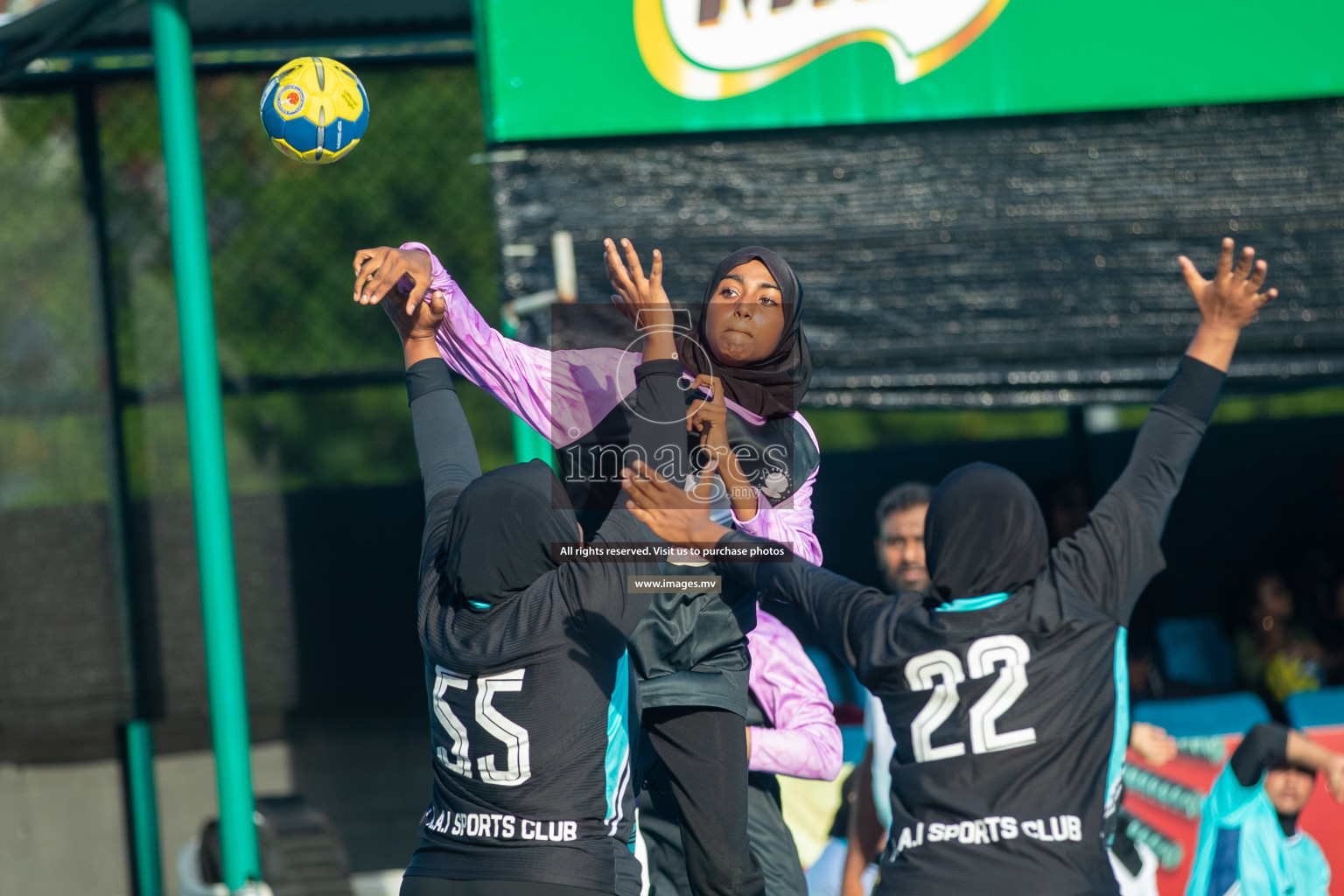 Day 3 of 6th MILO Handball Maldives Championship 2023, held in Handball ground, Male', Maldives on Friday, 22nd May 2023 Photos: Nausham Waheed/ Images.mv