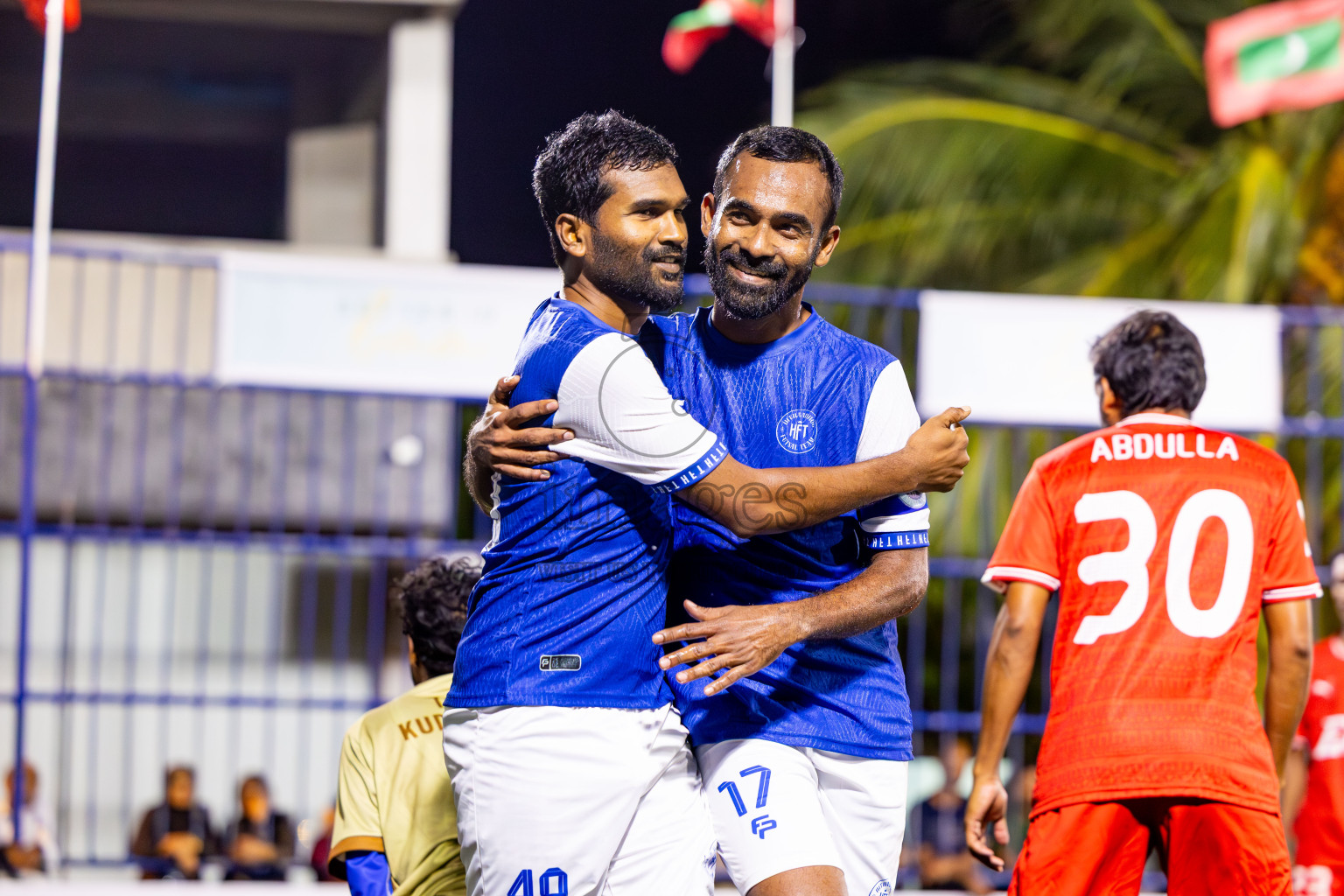 Kudarikilu vs Hithaadhoo in Day 1 of Better in Baa Futsal Fiesta 2025 Men's division held in B. Eydhafushi, Maldives on Wednesday, 5th November 2025. Photos: Nausham Waheed / images.mv