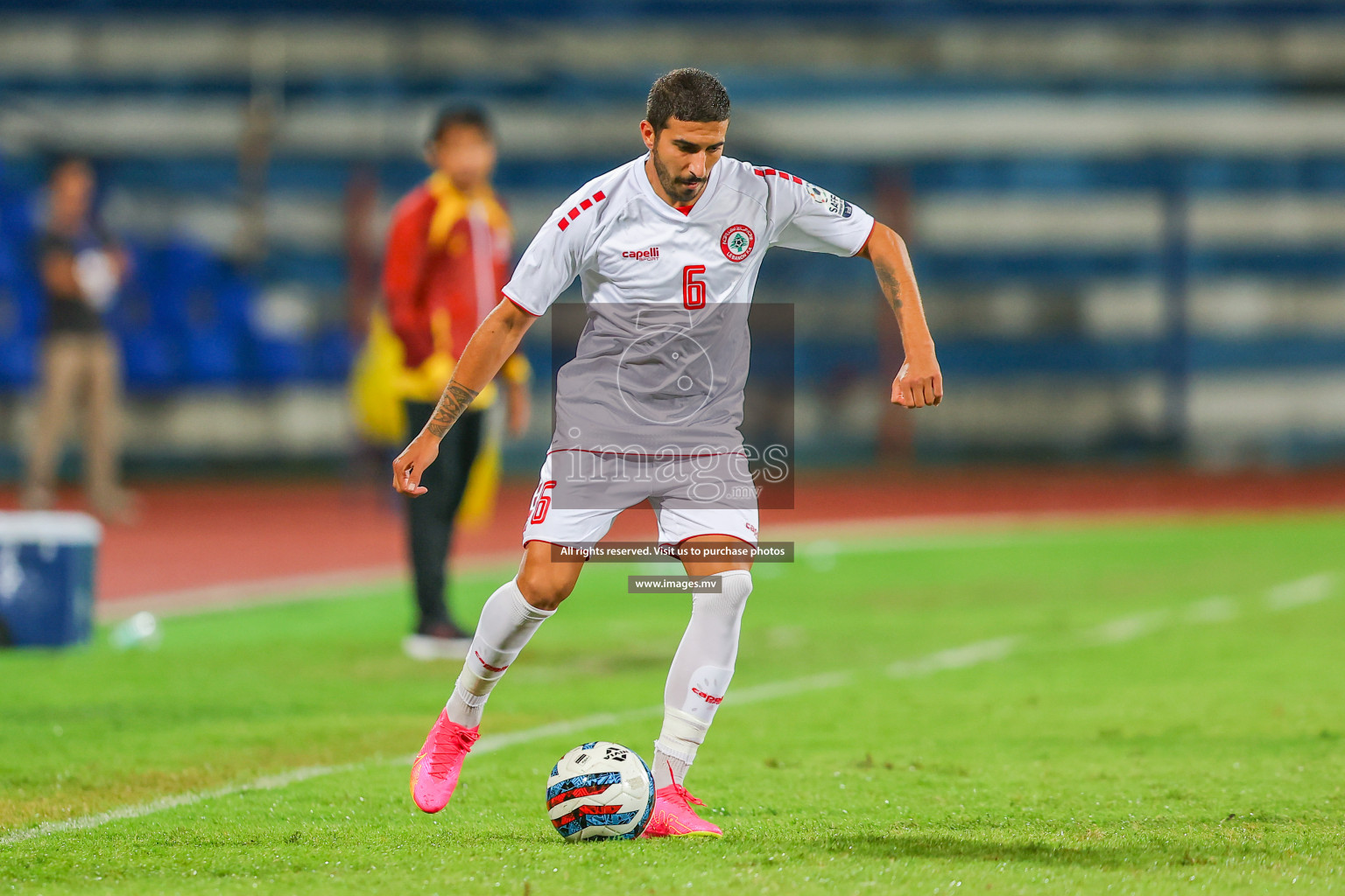 Bhutan vs Lebanon in SAFF Championship 2023 held in Sree Kanteerava Stadium, Bengaluru, India, on Sunday, 25th June 2023. Photos: Nausham Waheed, Hassan Simah / images.mv