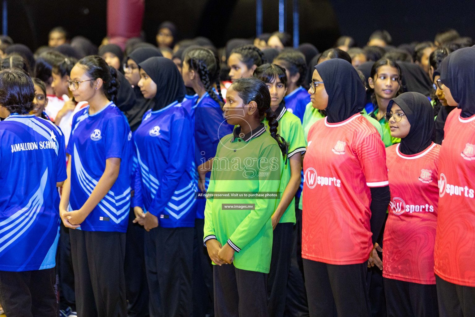 24th Interschool Netball Tournament 2023 was held in Social Center, Male', Maldives on 27th October 2023. Photos: Nausham Waheed / images.mv