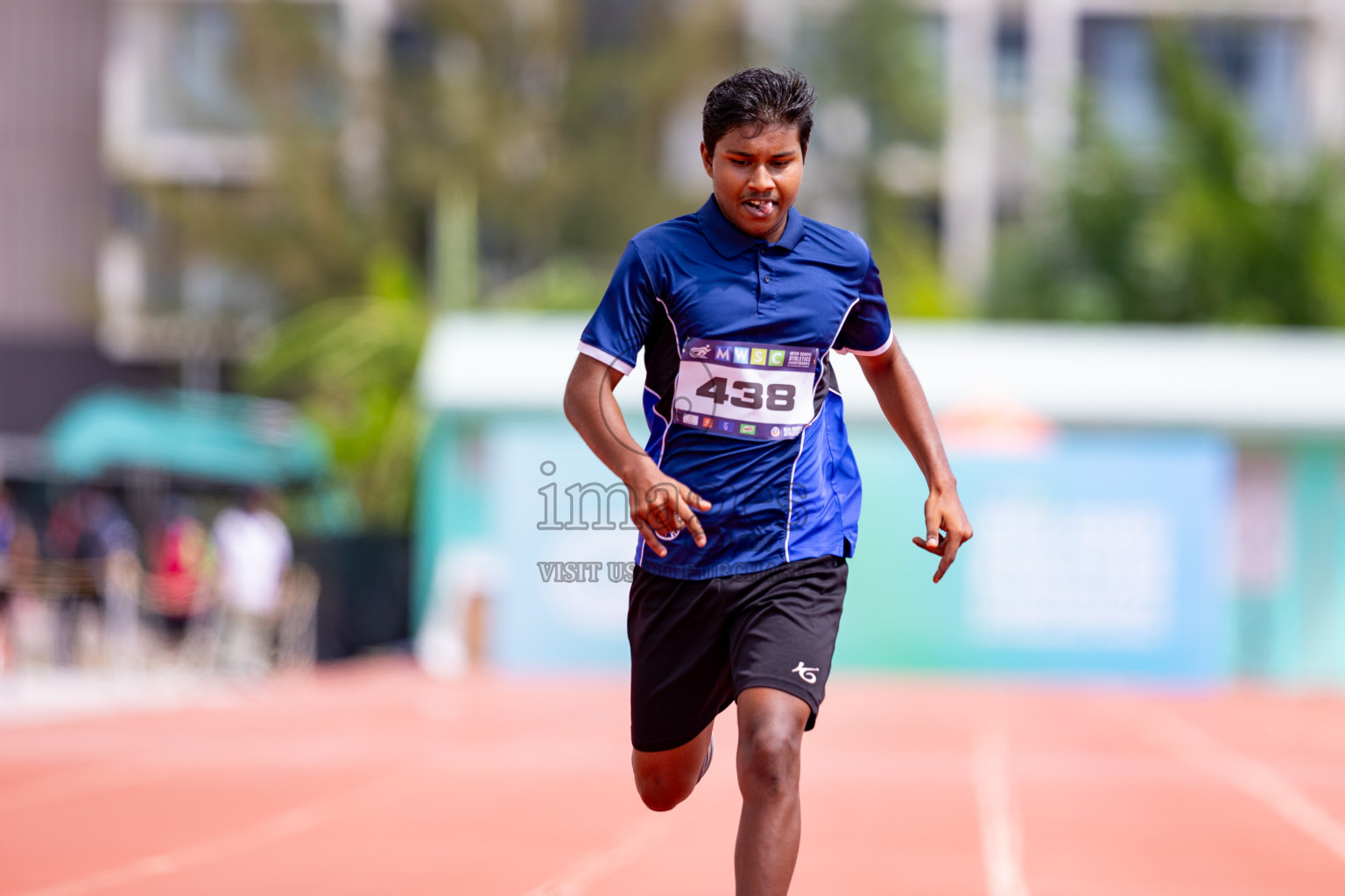 Day 3 of MWSC Interschool Athletics Championships 2024 held in Hulhumale Running Track, Hulhumale, Maldives on Monday, 11th November 2024. 
Photos by: Hassan Simah / Images.mv