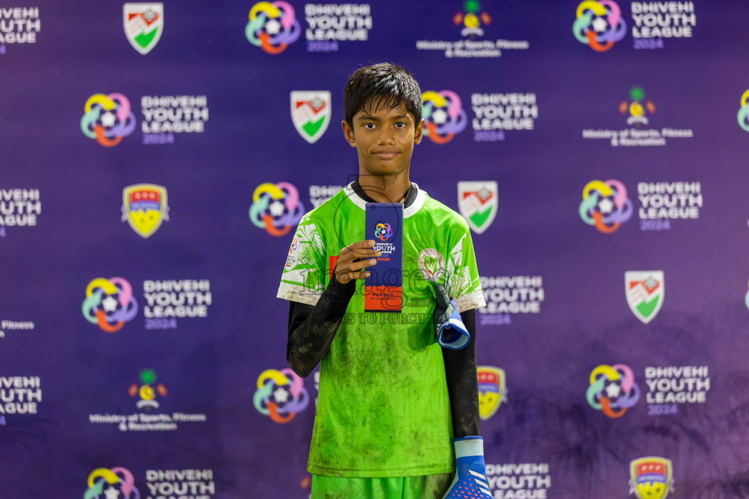 SUS vs Huriyya (U14) in Dhivehi Youth League 2024 - Day 2. Matches held at Henveiru Stadium on 22nd November 2024 , Friday. Photos: Shuu Abdul Sattar/ Images.mv