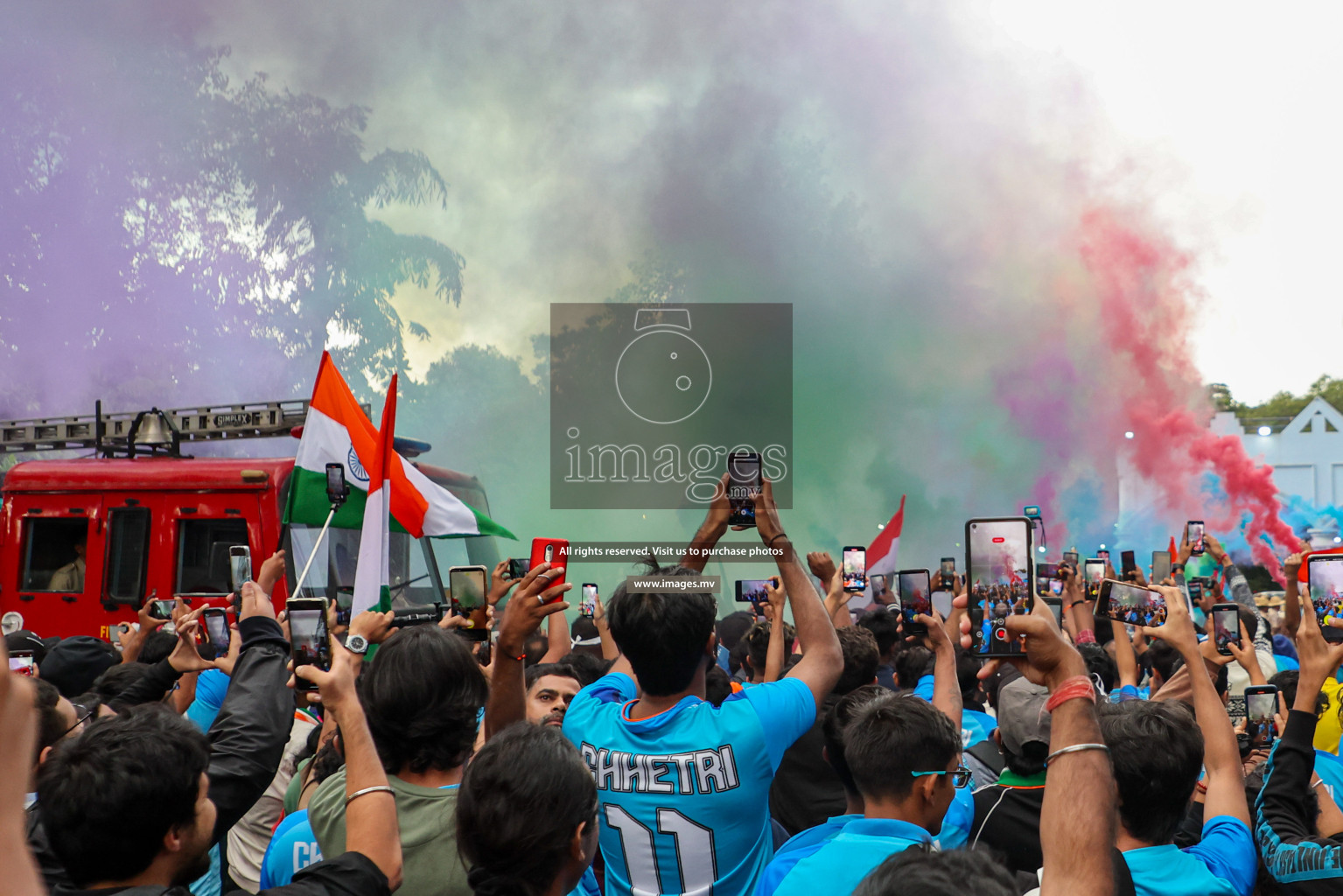 Kuwait vs India in the Final of SAFF Championship 2023 held in Sree Kanteerava Stadium, Bengaluru, India, on Tuesday, 4th July 2023. Photos: Nausham Waheed / images.mv