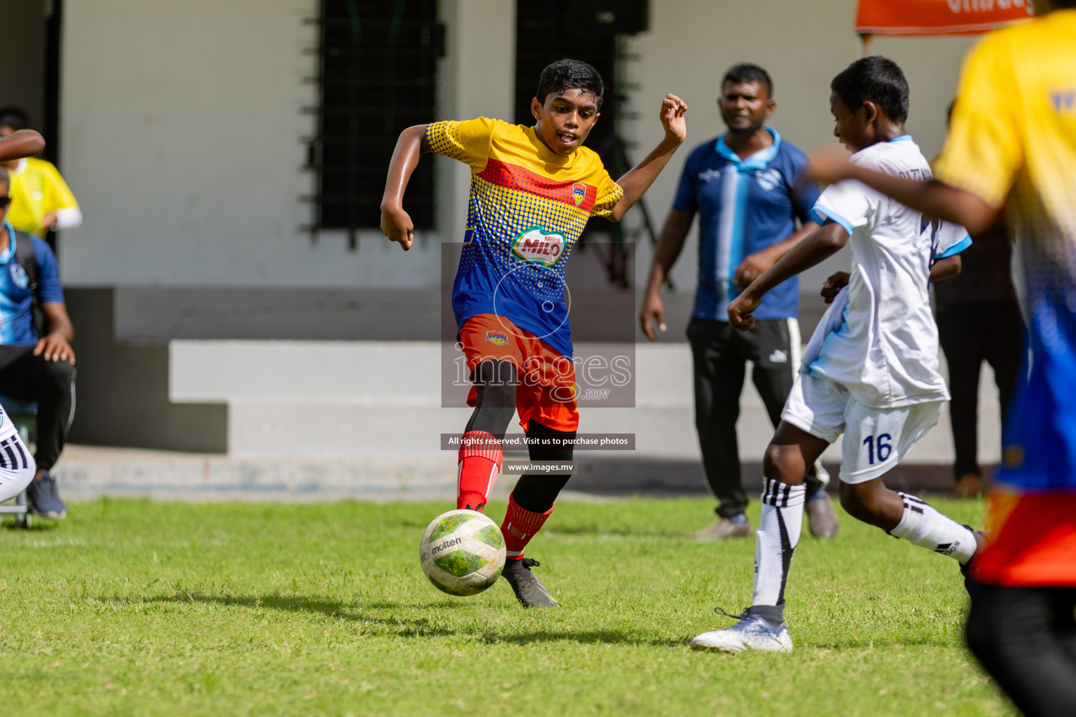 Day 1 of MILO Academy Championship 2023 (U12) was held in Henveiru Football Grounds, Male', Maldives, on Friday, 18th August 2023.