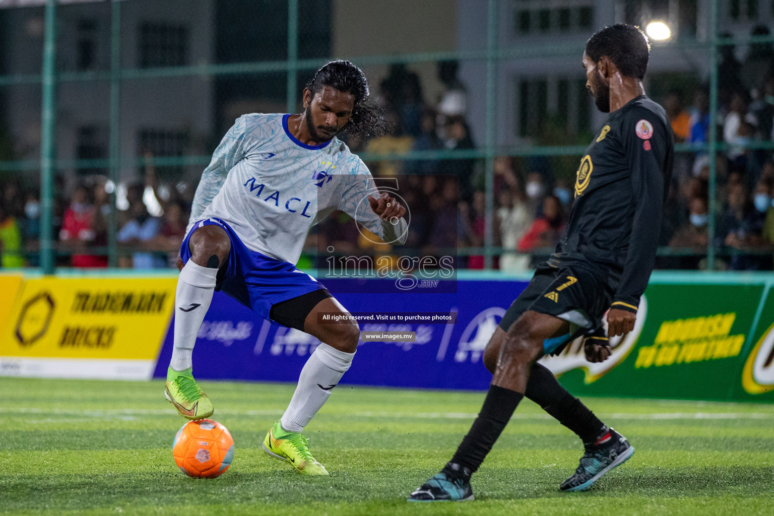 Prison Club vs MACL in the Quarter Finals of Club Maldives 2021 held at Hulhumale;, on 12th December 2021 Photos: Ismail Thoriq / images.mv