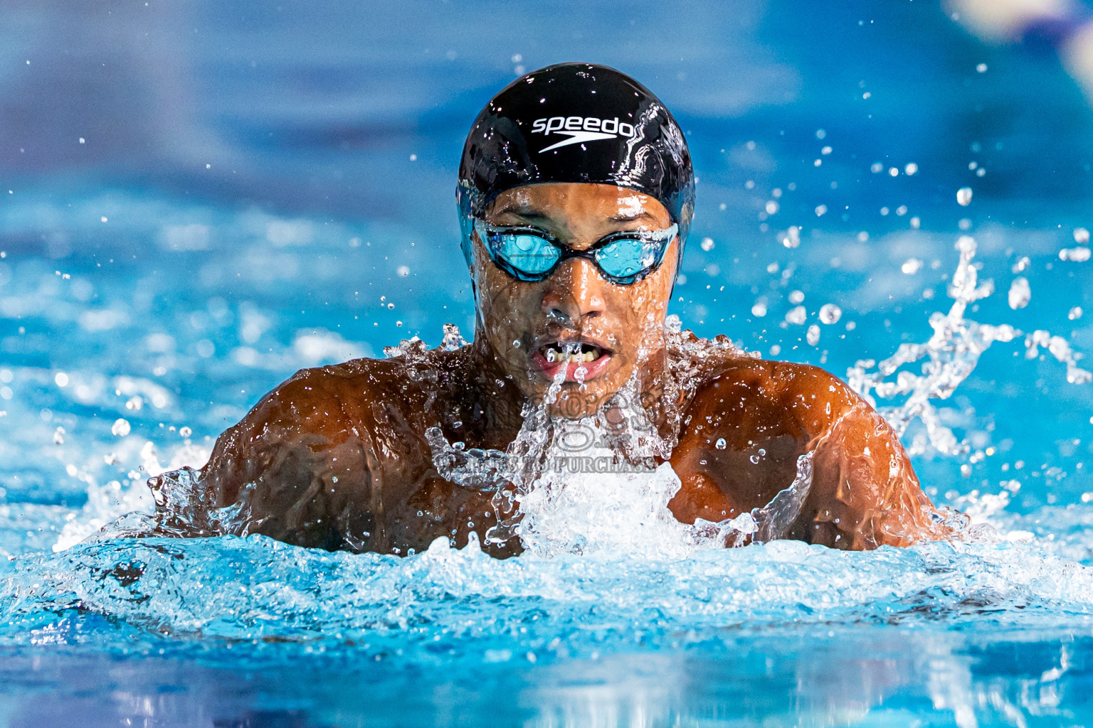 Day 5 of 1st National Short Course Swimming Competition held in Hulhumale', Maldives on Wednesday, 18th June 2025. Photos: Nausham Waheed / images.mv