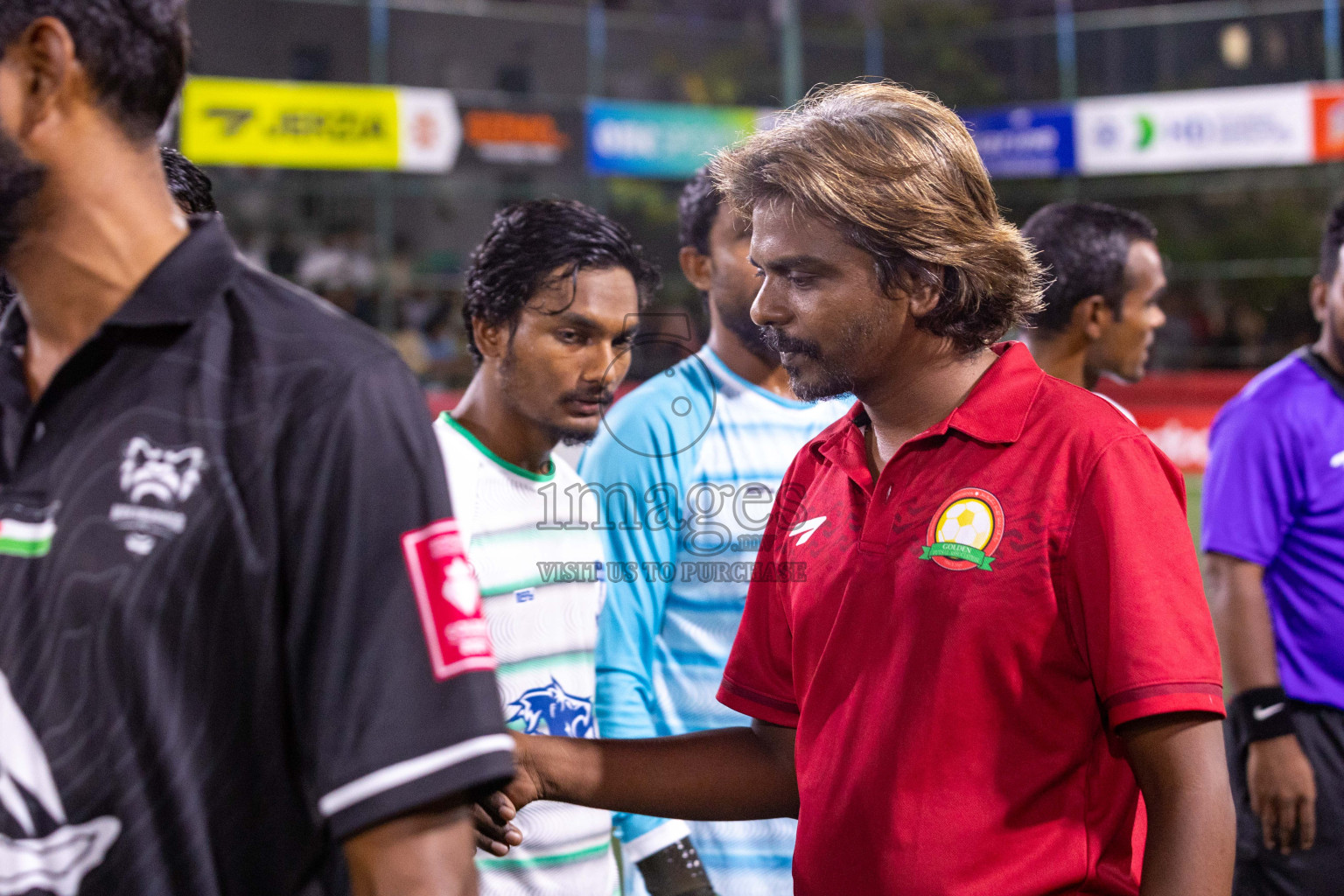 HDh Nolhivaran vs HDh Kumundhoo in Day 6 of Golden Futsal Challenge 2024 was held on Saturday, 20th January 2024, in Hulhumale', Maldives
Photos: Ismail Thoriq / images.mv