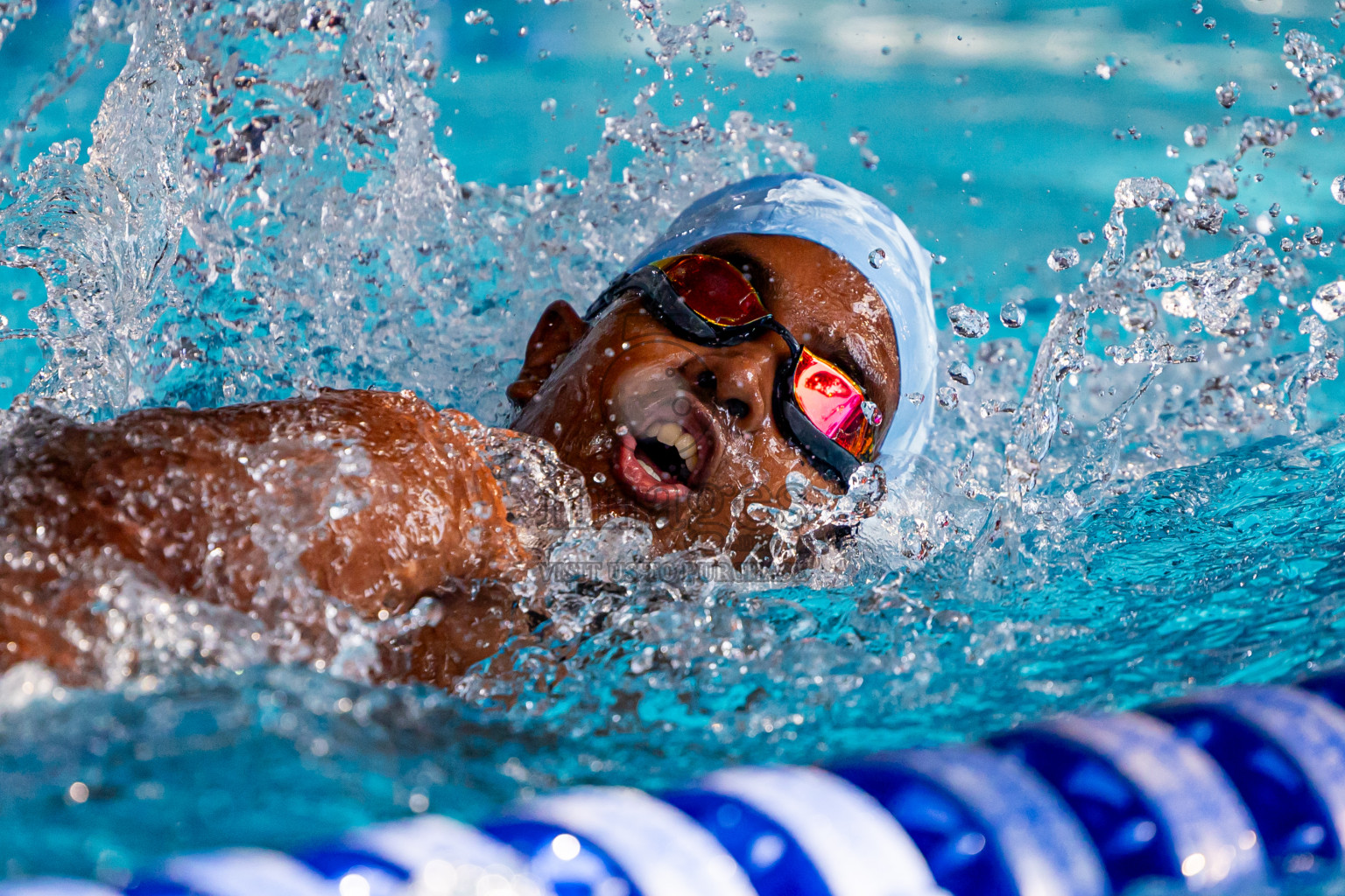 Day 1 of National Swimming Competition 2024 held in Hulhumale', Maldives on Friday, 13th December 2024. Photos: Nausham Waheed / images.mv