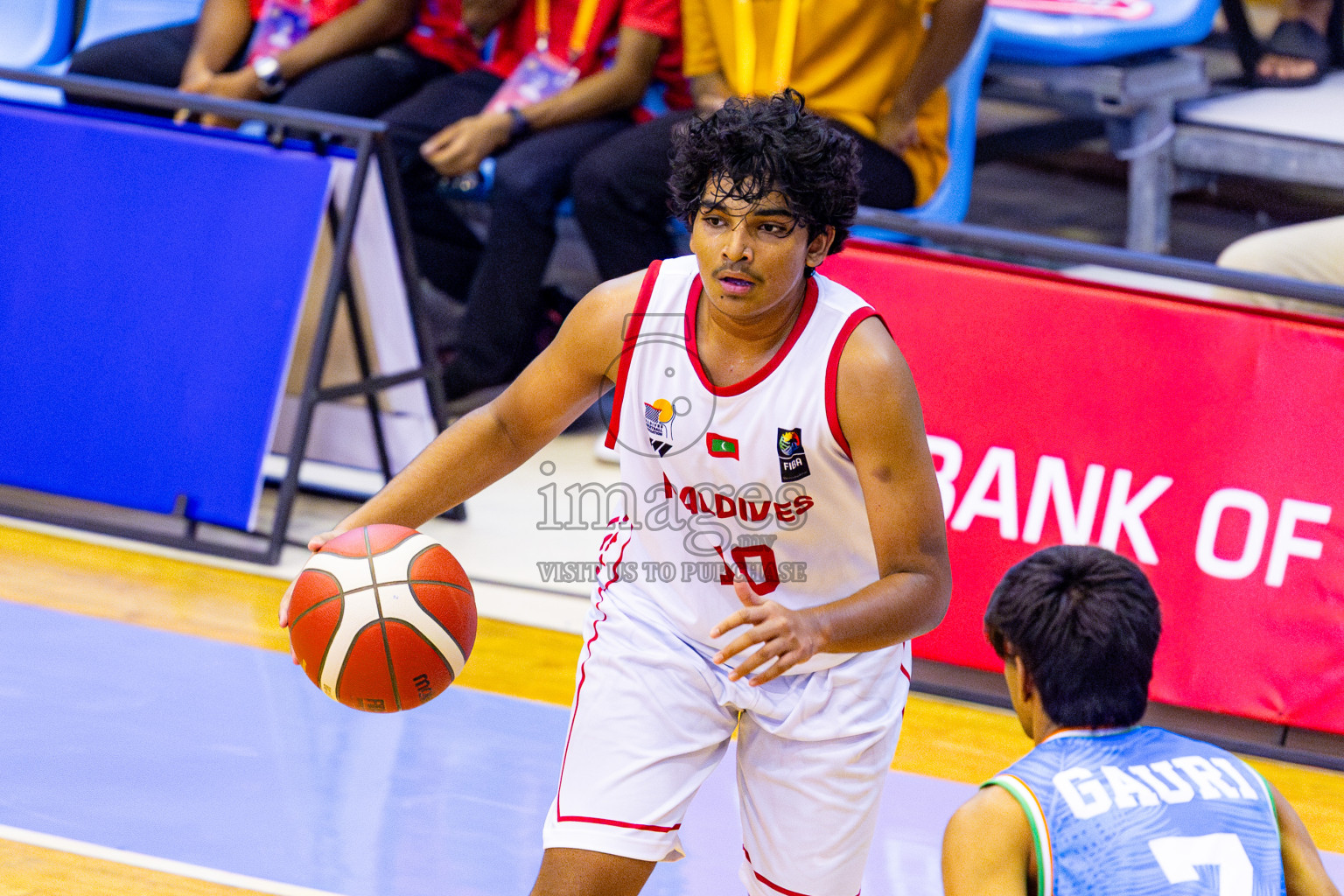 Maldives vs India in Day 2 of Under 16 Asian Cup SABA Qualifiers 2025 was held in Social Center, Male', Maldives on Friday, 13th June 2025. Photos: Nausham Waheed / images.mv
