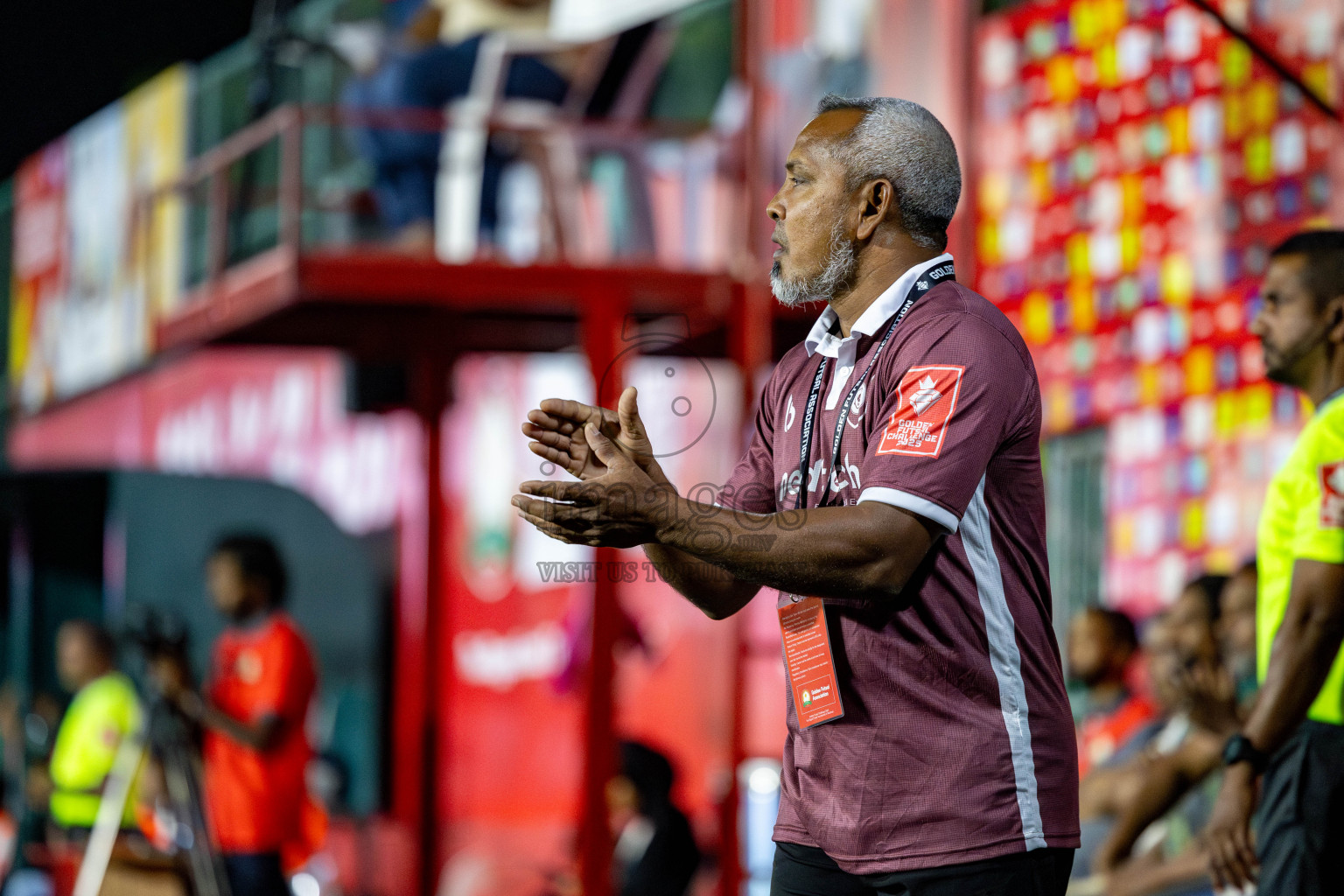 R. Dhuvaafaru VS N. Miladhoo in zone round on Day 32 of Golden Futsal Challenge 2025 was held on Wednesday , 5th February 2025, in Hulhumale', Maldives. 
Photos: Hassan Simah / images.mv