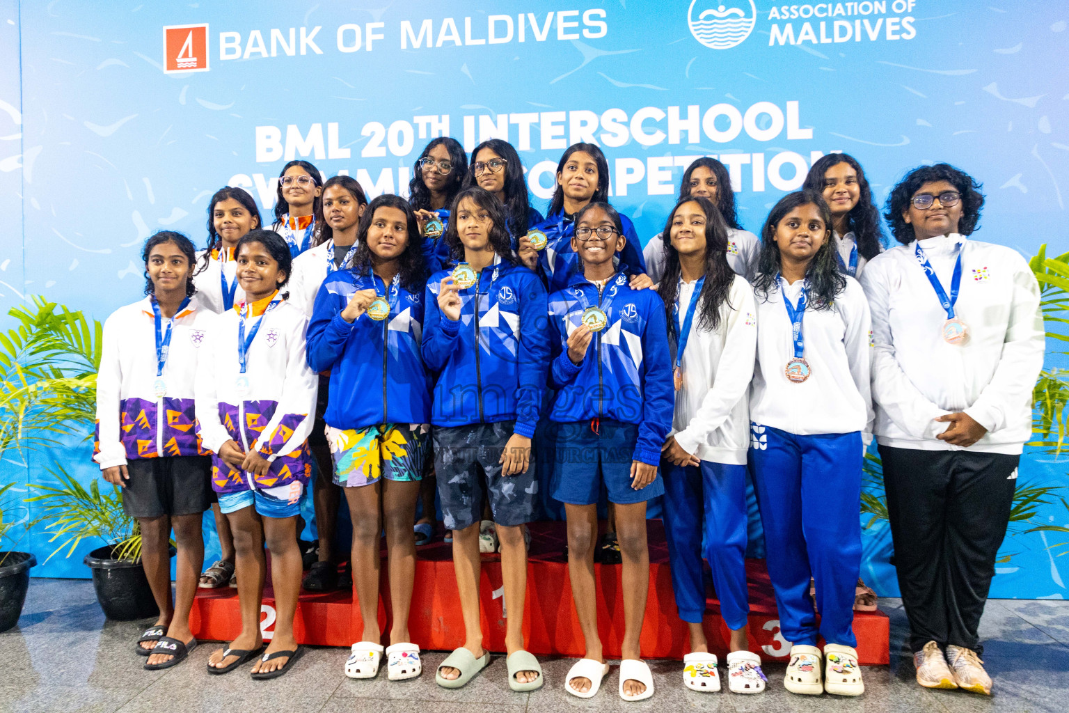 Day 4 of 20th Inter-school Swimming Competition 2024 held in Hulhumale', Maldives on Tuesday, 15th October 2024. Photos: Ismail Thoriq / images.mv