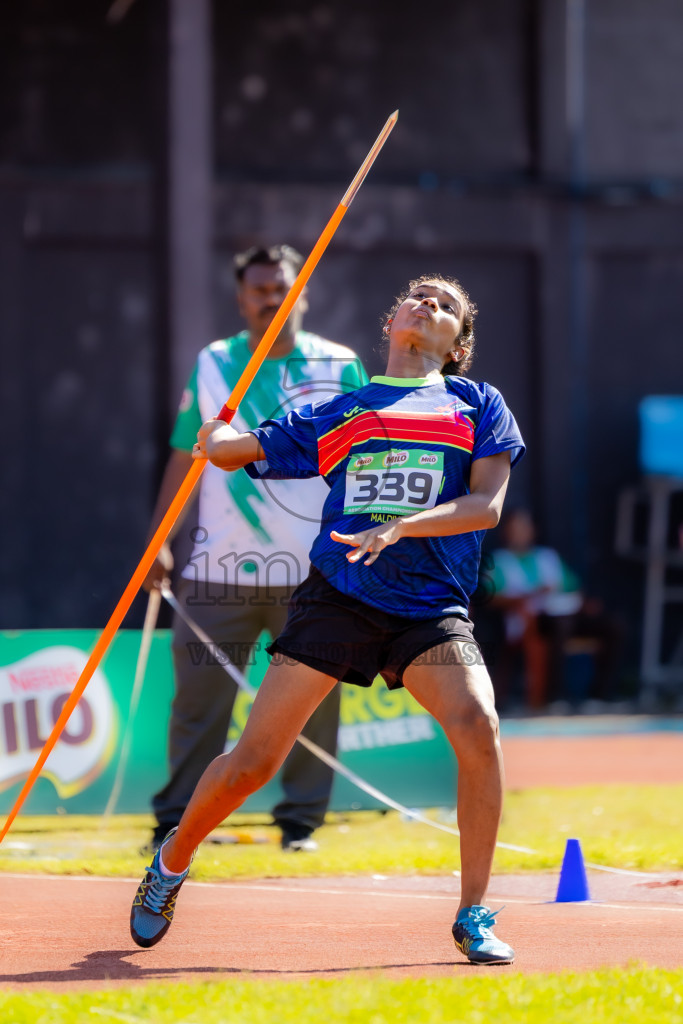 Day 1 of 12th Milo Association Championships was held in Ekuveni Track at Male', Maldives on Thursday, 24th April 2025. Photos: Nausham Waheed  / images.mv