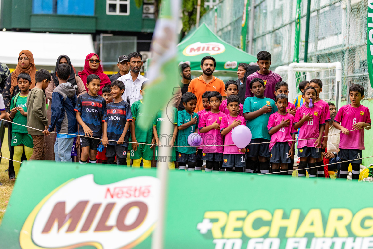 Day 3 of MILO SVAM Juniors 2025 (U-8) was held at Henveiru Stadium in Male', Maldives on Saturday, 28th June 2025. 
Photos: Hassan Simah / images.mv