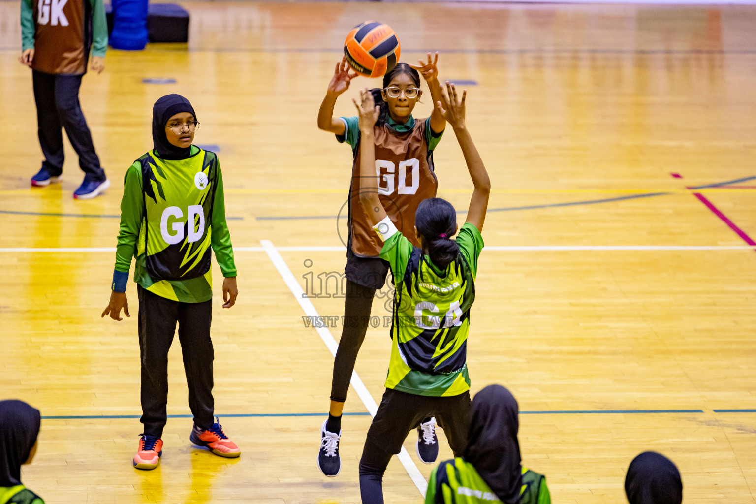 Day 7 of 25th Inter-School Netball Tournament was held in Social Center at Male', Maldives on Saturday, 17th August 2024. Photos: Nausham Waheed / images.mv