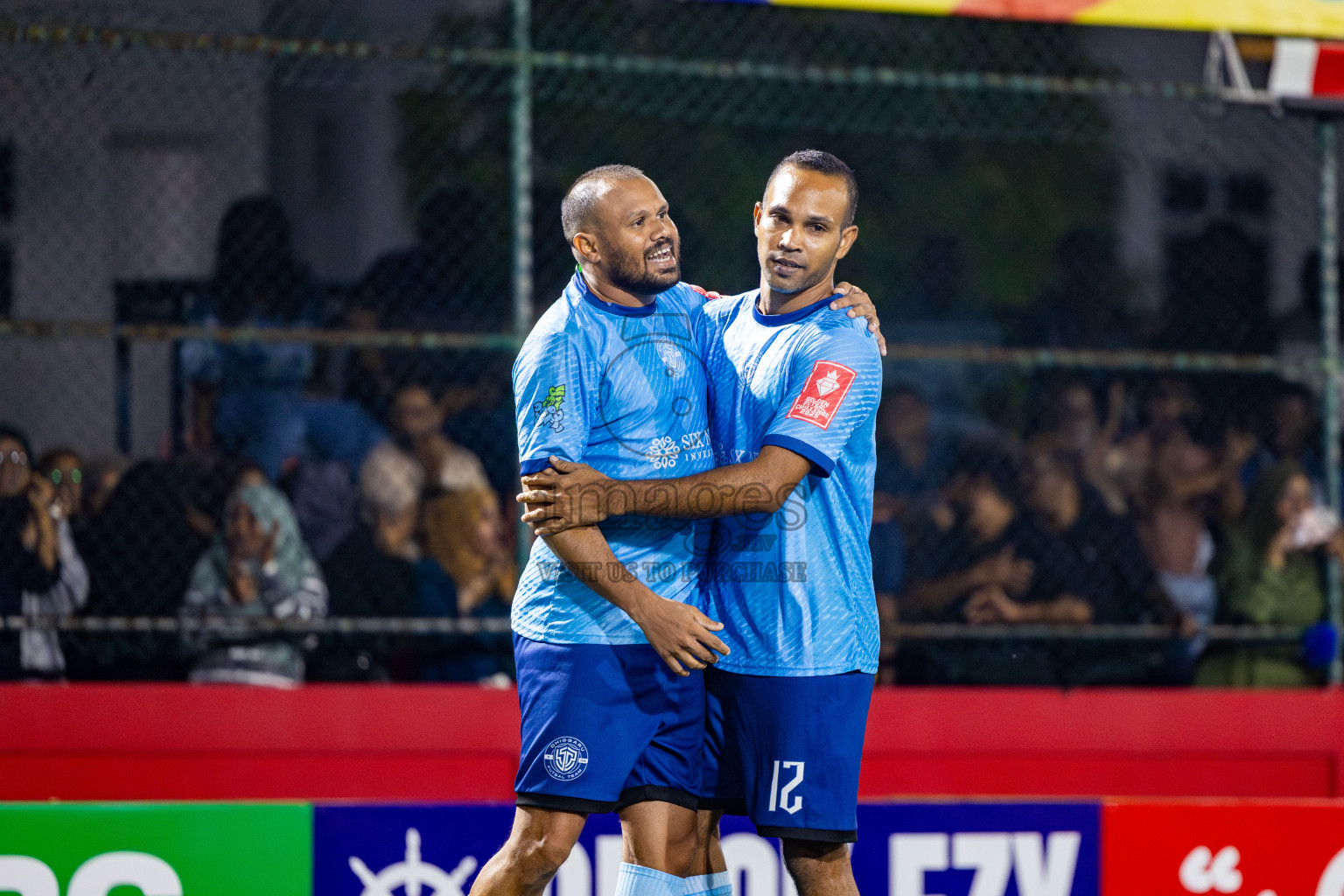 M Dhiggaru vs M Muli in Day 21 of Golden Futsal Challenge 2025 was held on Saturday , 25th January 2025, in Hulhumale', Maldives. Photos: Nausham Waheed / images.mv