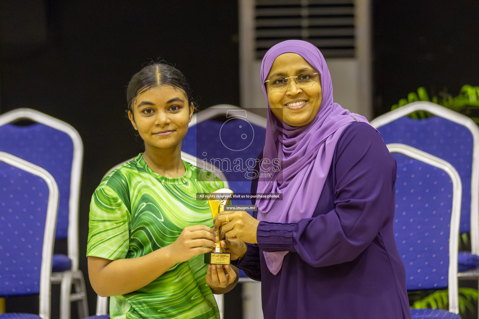 Day3 of 24th Interschool Netball Tournament 2023 was held in Social Center, Male', Maldives on 29th October 2023. Photos: Nausham Waheed, Mohamed Mahfooz Moosa / images.mv