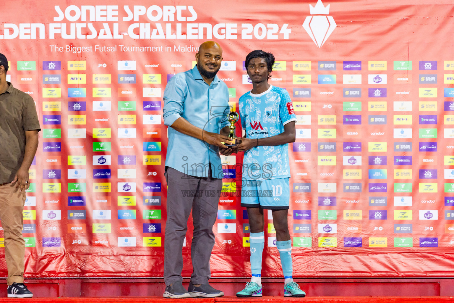 HA Utheemu HA Dhidhdhoo in Day 23 of Golden Futsal Challenge 2024 was held on Tuesday , 6th February 2024 in Hulhumale', Maldives Photos: Nausham Waheed / images.mv