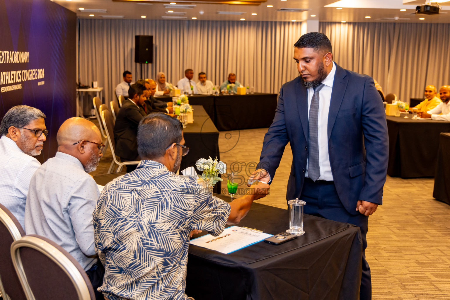 Extraordinary Athletics Congress 2024 was held on Friday, 24th May 2024, in Male', Maldives Photos: Nausham Waheed / images.mv