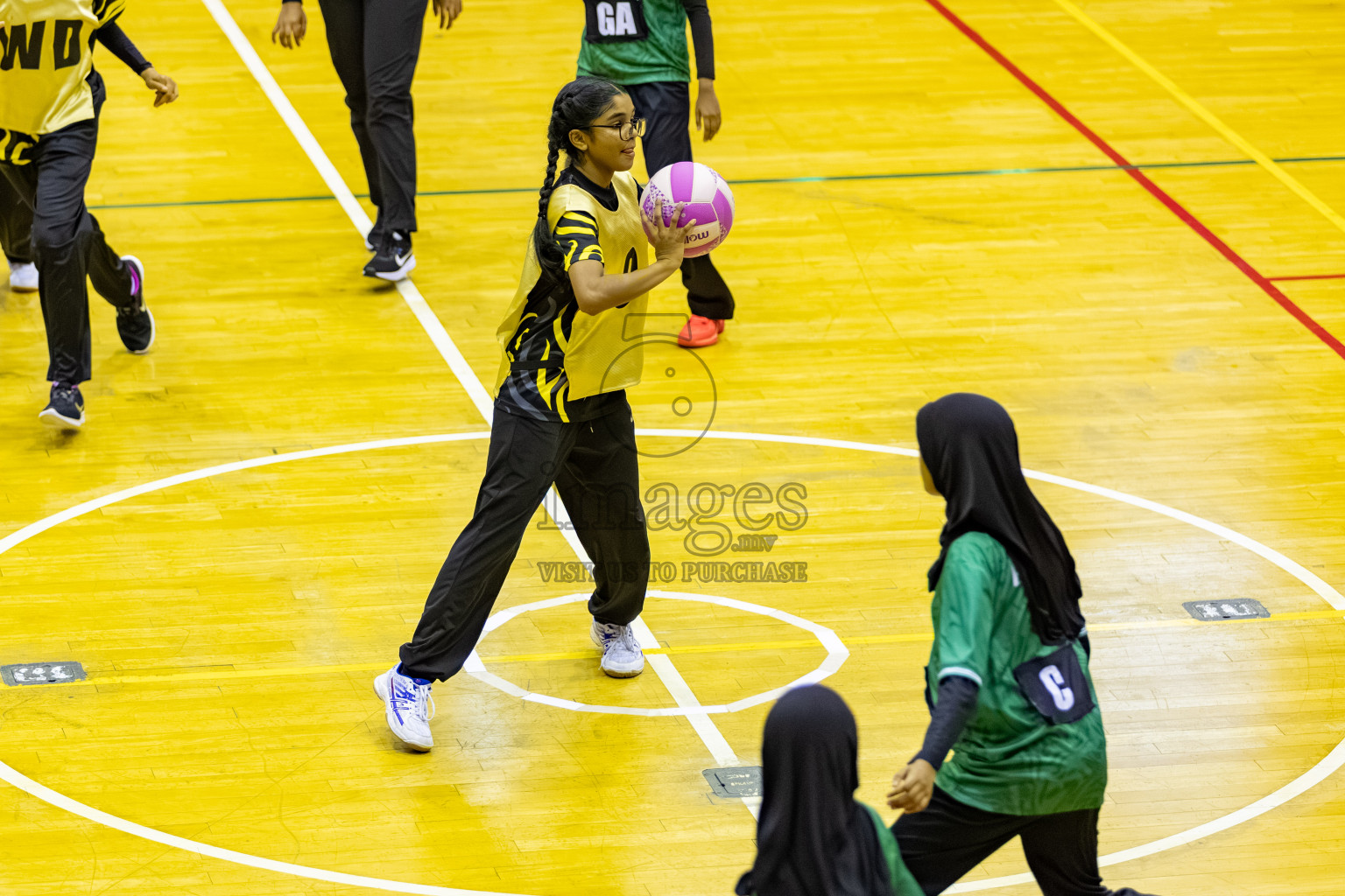Day 8 of 26th Inter-School Netball Tournament 2025 was held in Social Center Indoor Hall on Sunday, 26th October 2025. Photos: Hassan Simah / images.mv