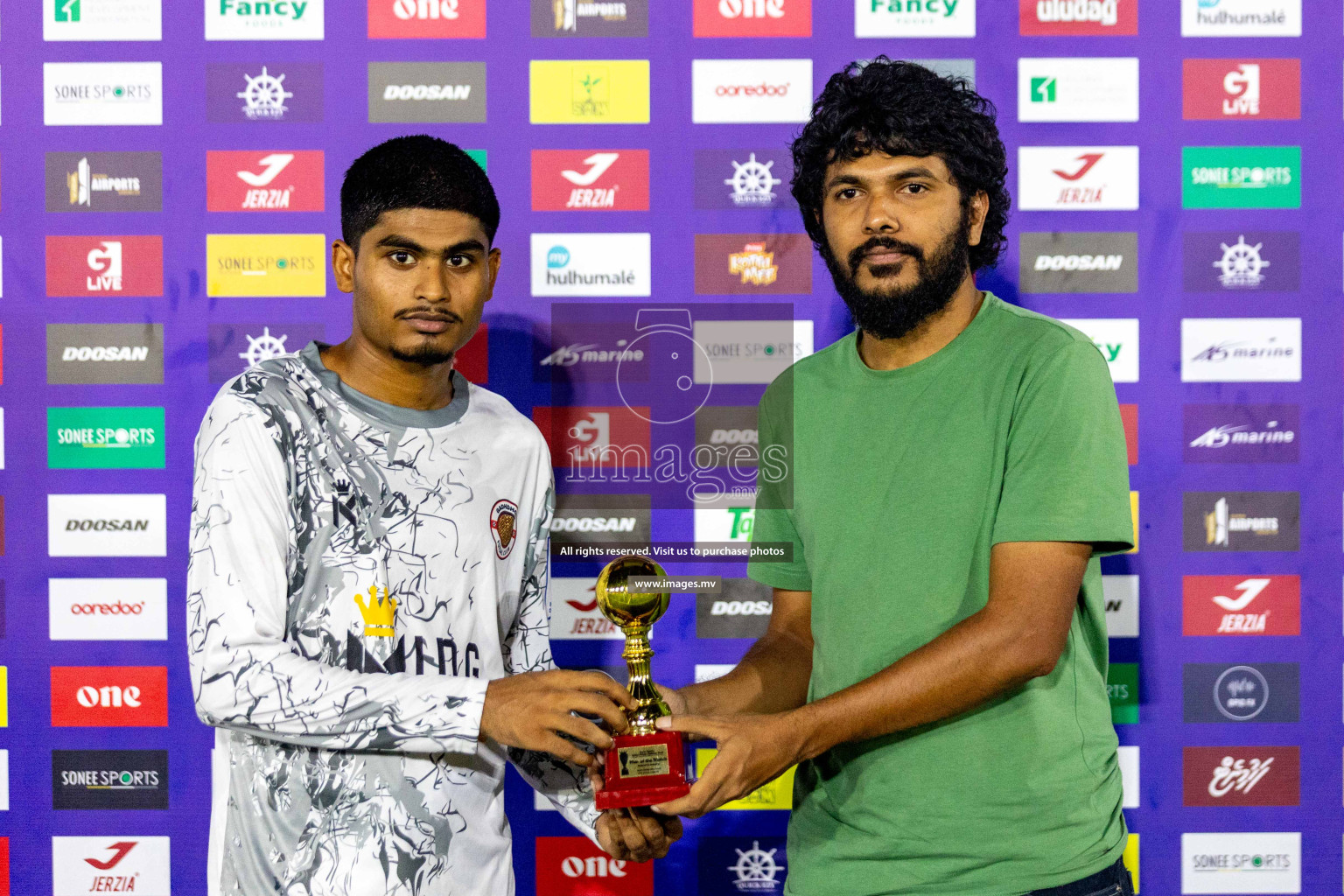 GDh. Madaveli vs GDh. Gadhdhoo in Day 17 of Golden Futsal Challenge 2023 on 21 February 2023 in Hulhumale, Male, Maldives