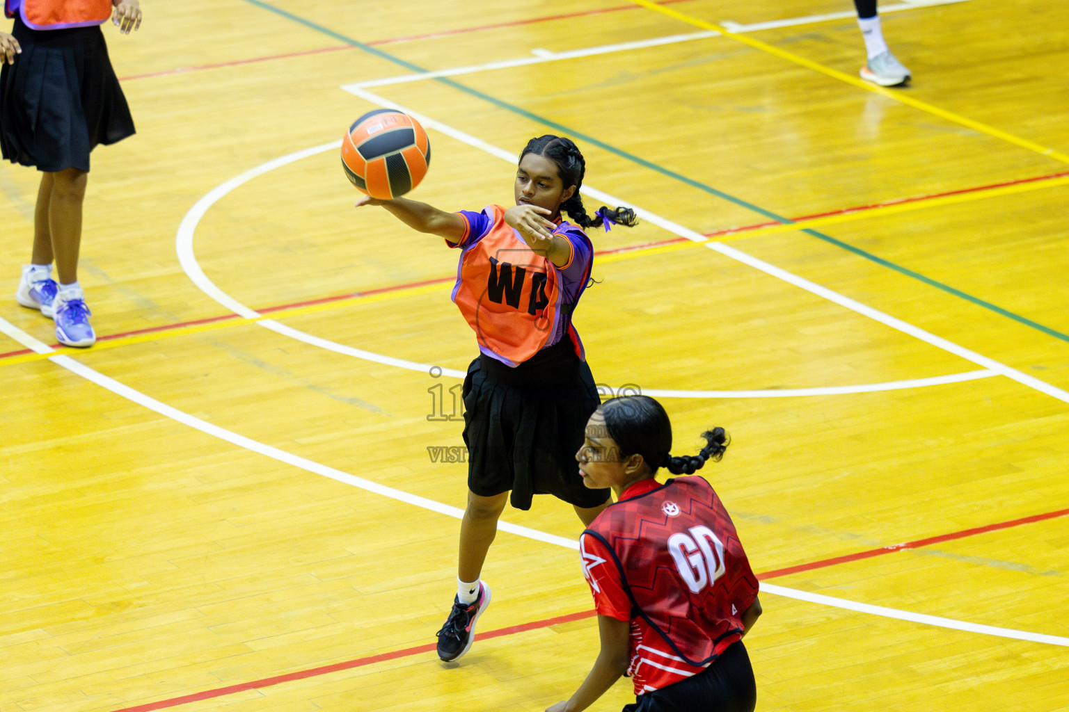 Day 13 of 25th Inter-School Netball Tournament was held in Social Center at Male', Maldives on Saturday, 24th August 2024. Photos: Mohamed Mahfooz Moosa / images.mv