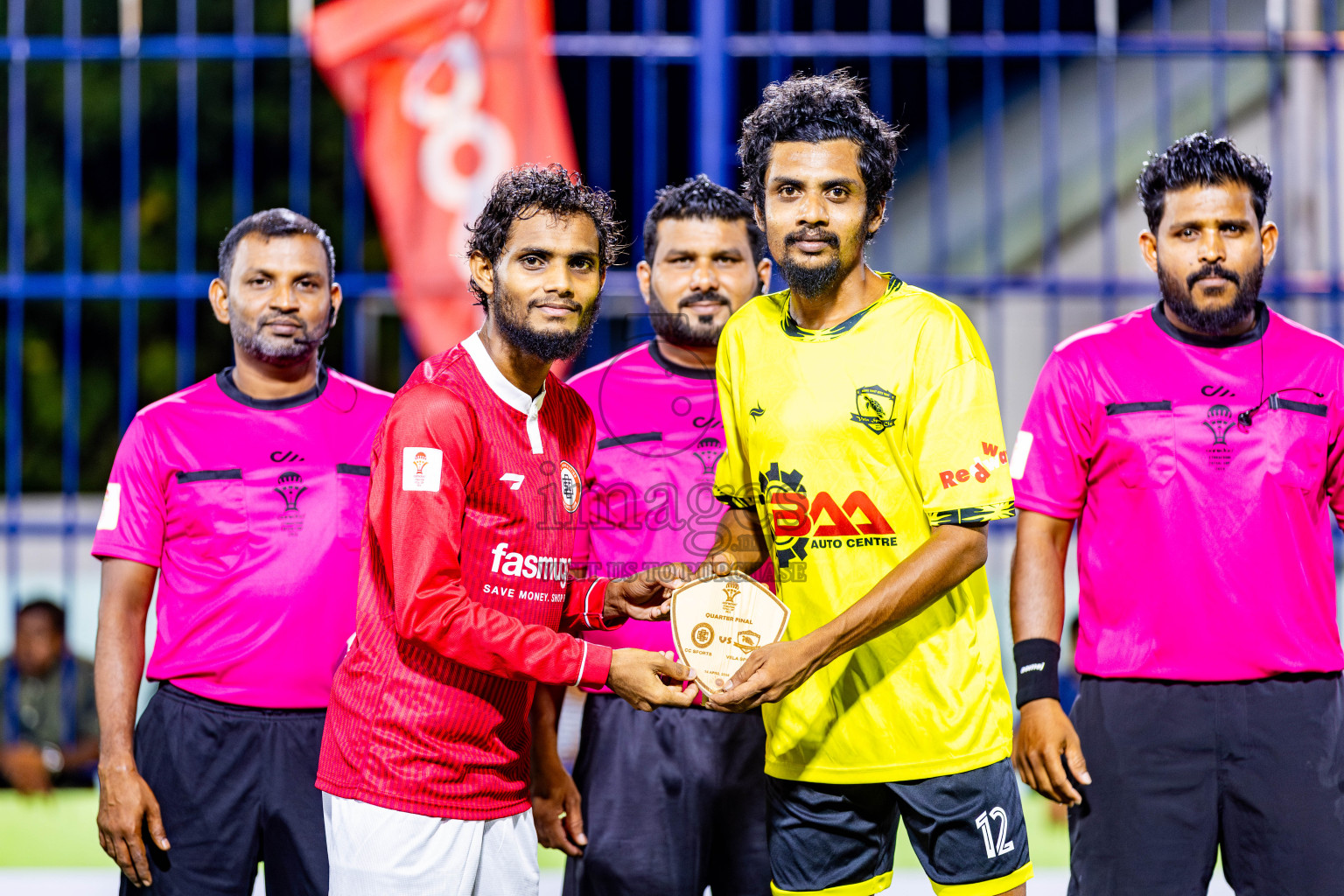 CC Sports Club vs Vela Sports Club in Day 7 of Eydhafushi Futsal Cup 2024 was held on Sunday , 14th April 2024, in B Eydhafushi, Maldives Photos: Nausham Waheed / images.mv