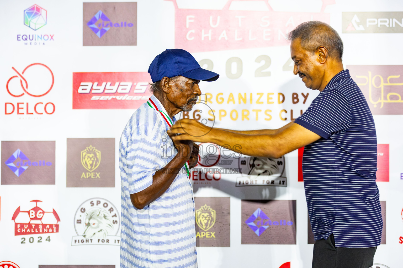 JJ Sports Club vs Club PK in Day 5 of BG Futsal Challenge 2024 was held on Saturday, 16th March 2024, in Male', Maldives Photos: Nausham Waheed / images.mv