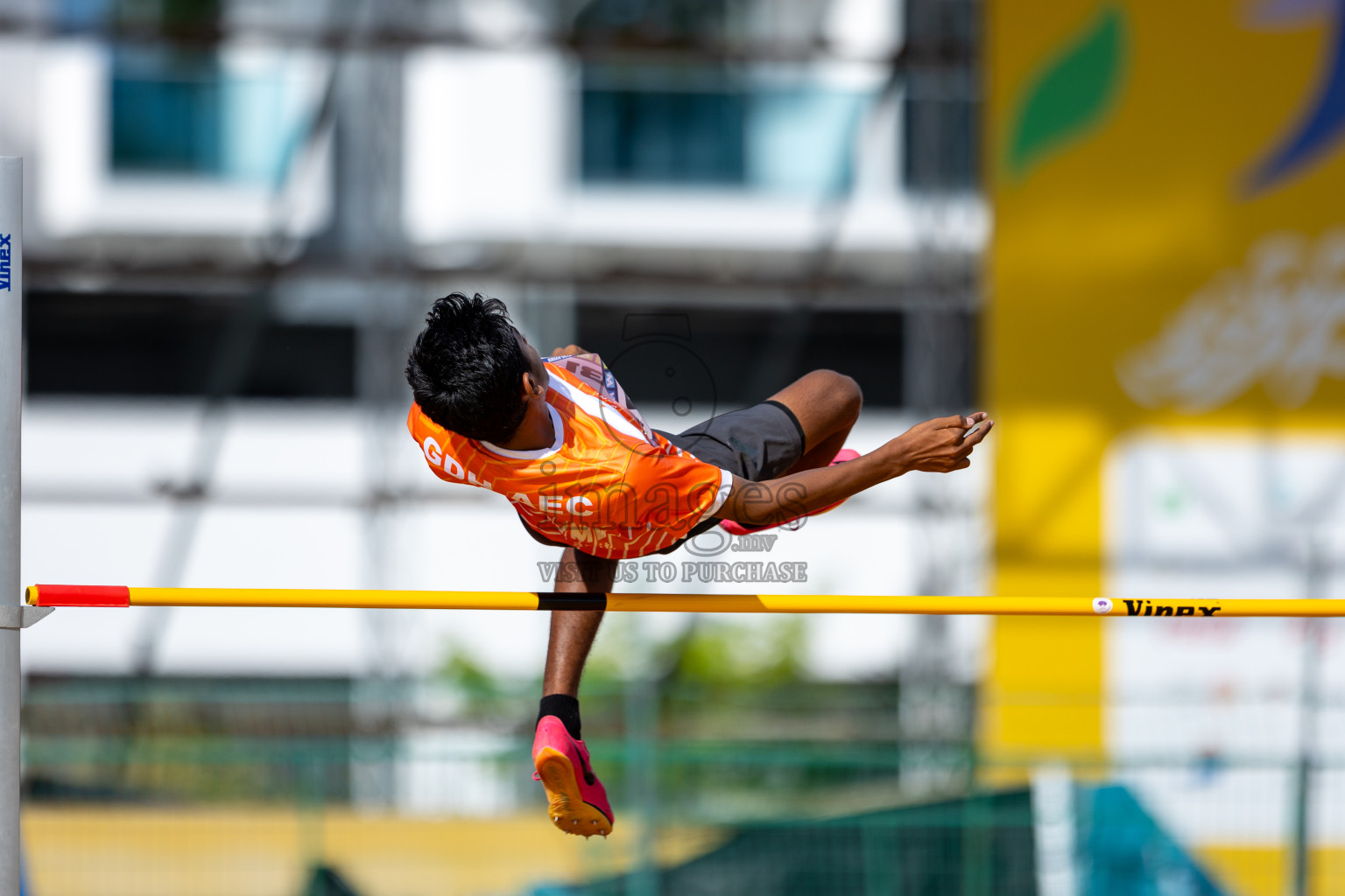 Day 1 of MWSC Interschool Athletics Championships 2024 held in Hulhumale Running Track, Hulhumale, Maldives on Saturday, 9th November 2024. Photos by: Ismail Thoriq / Images.mv