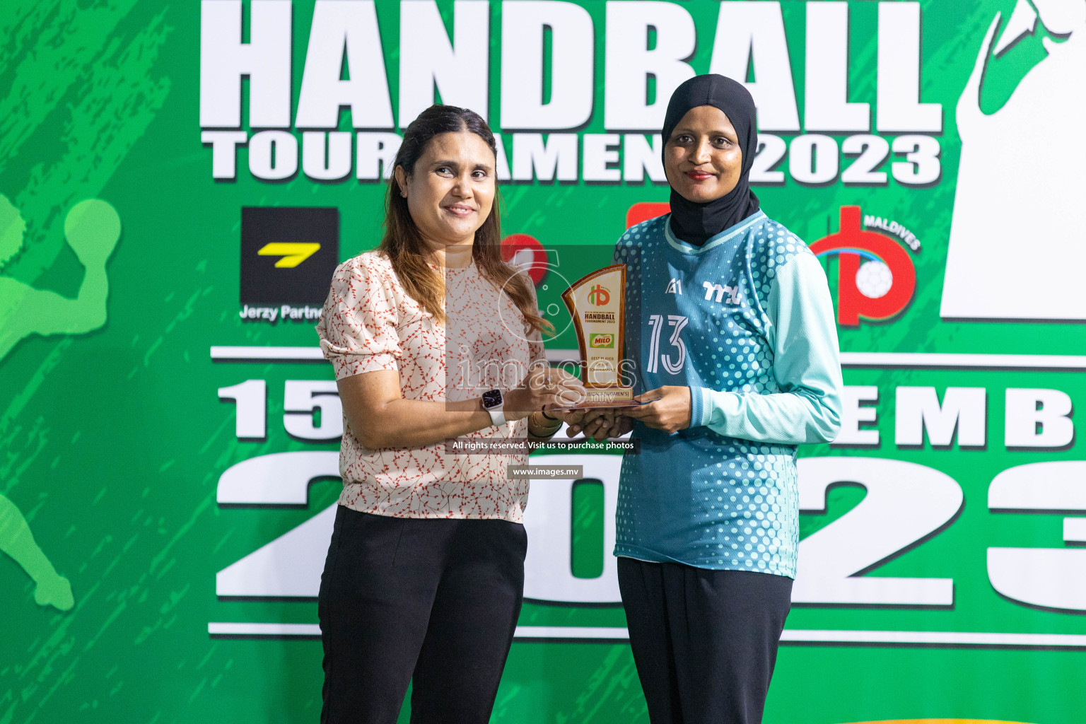 2nd Division Final of 7th Inter-Office/Company Handball Tournament 2023, held in Handball ground, Male', Maldives on Monday, 25th October 2023 Photos: Nausham Waheed/ Images.mv