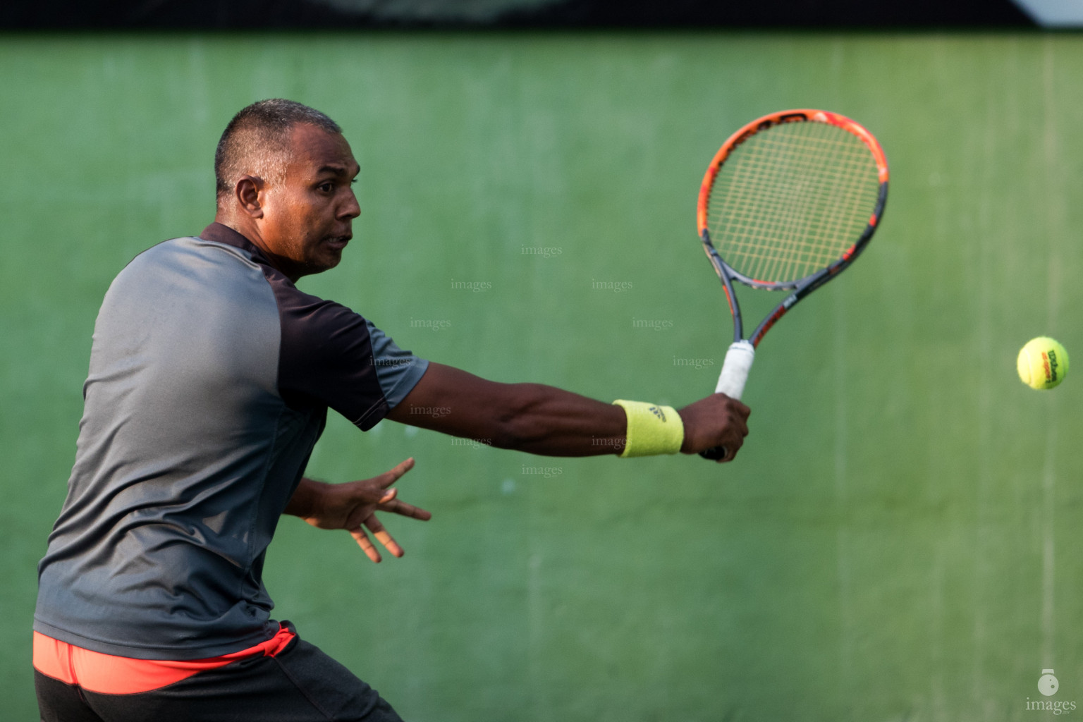 Marrybrown Tennis Championship 2019 - Day 5 in Male, Maldives, Sunday February 17th, 2019. (Images.mv Photo/Suadh Abdul Sattar)