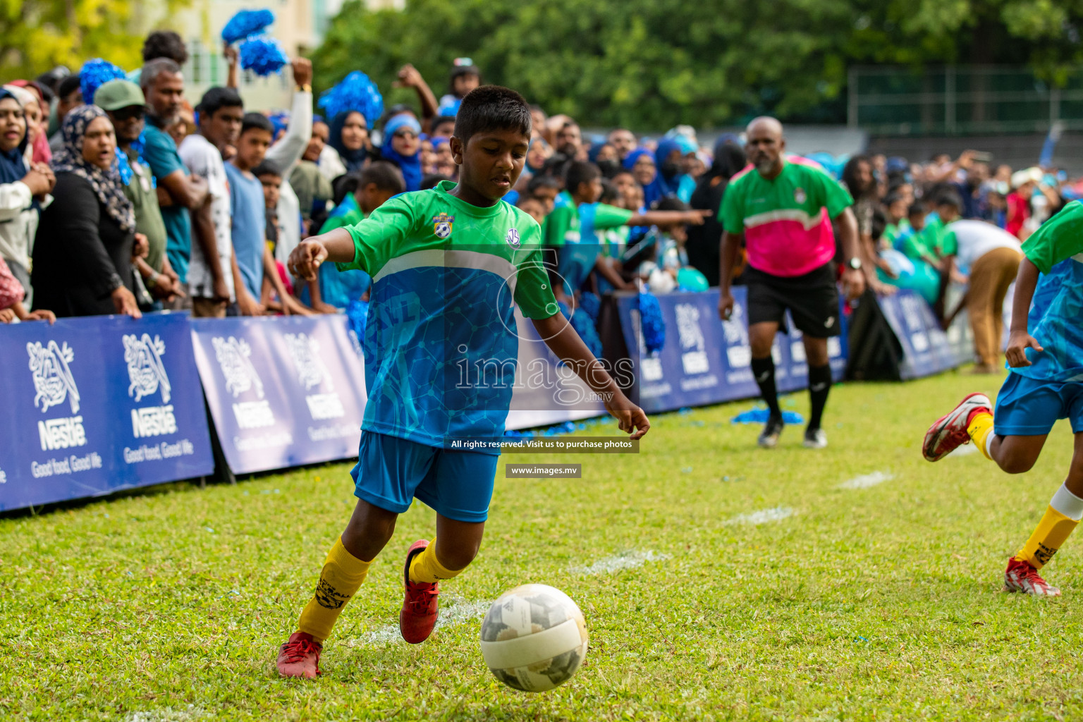 Day 4 of Milo Kids Football Fiesta 2022 was held in Male', Maldives on 22nd October 2022. Photos:Hassan Simah / images.mv