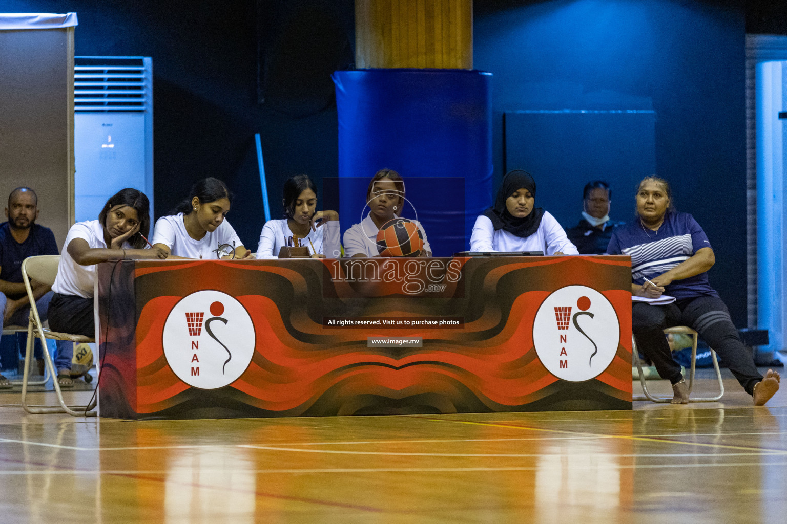 Xenith Sports Club vs Youth United Sports Club in the Milo National Netball Tournament 2022 on 18 July 2022, held in Social Center, Male', Maldives. Photographer: Shuu, Hassan Simah / Images.mv