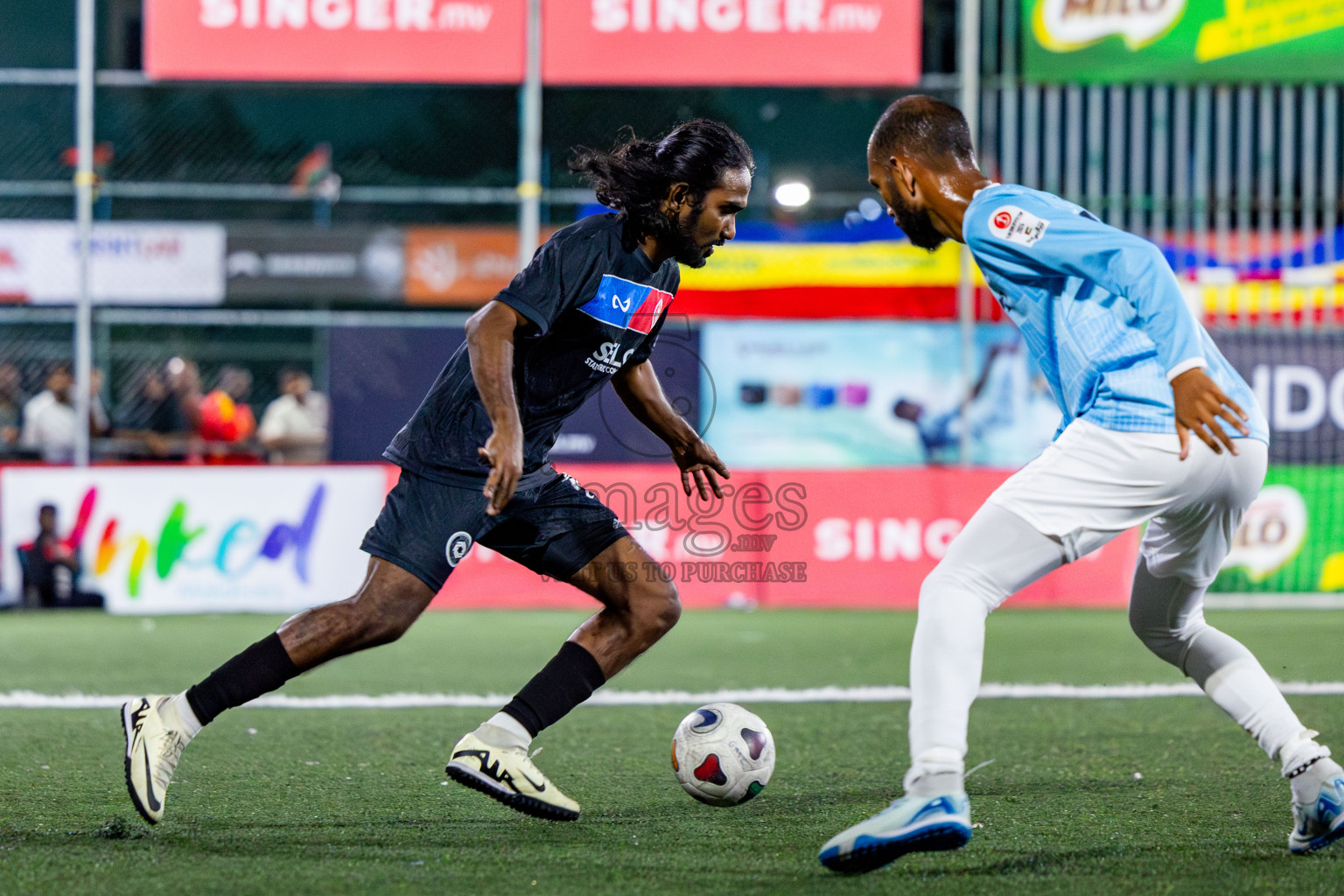 TEAM MACL vs STELCO RC in Quarter Finals of Club Maldives Cup 2024 held in Rehendi Futsal Ground, Hulhumale', Maldives on Wednesday, 9th October 2024. Photos: Nausham Waheed / images.mv