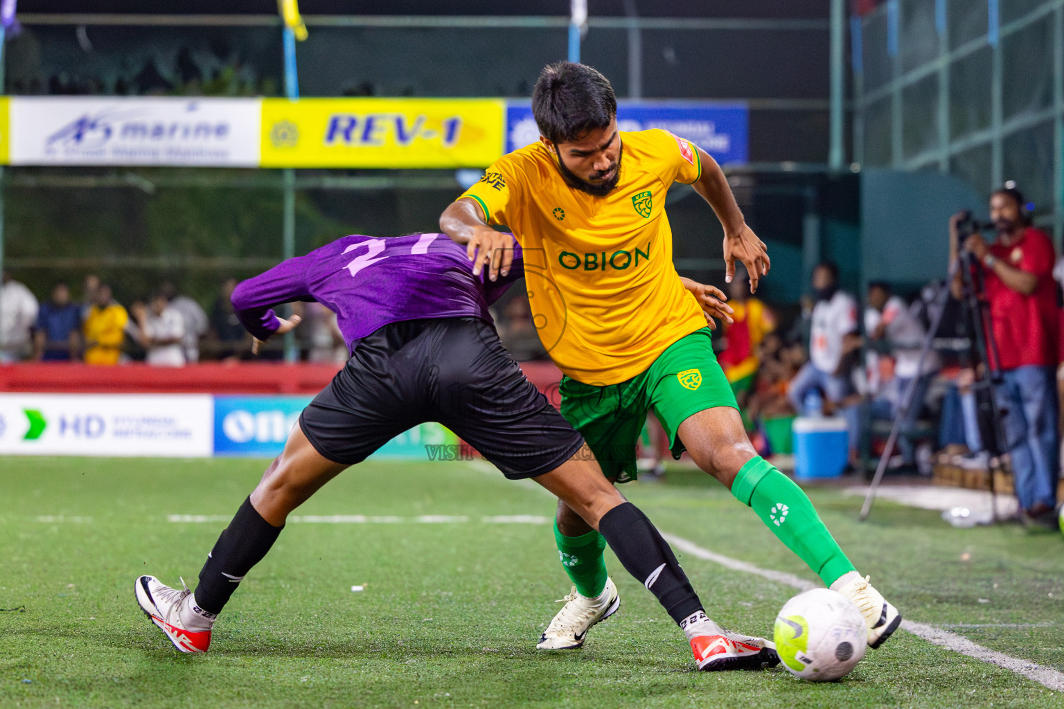 GDh Vaadhoo vs GA Kanduhulhudhoo on Day 33 of Golden Futsal Challenge 2024, held on Sunday, 18th February 2024, in Hulhumale', Maldives Photos: Mohamed Mahfooz Moosa / images.mv